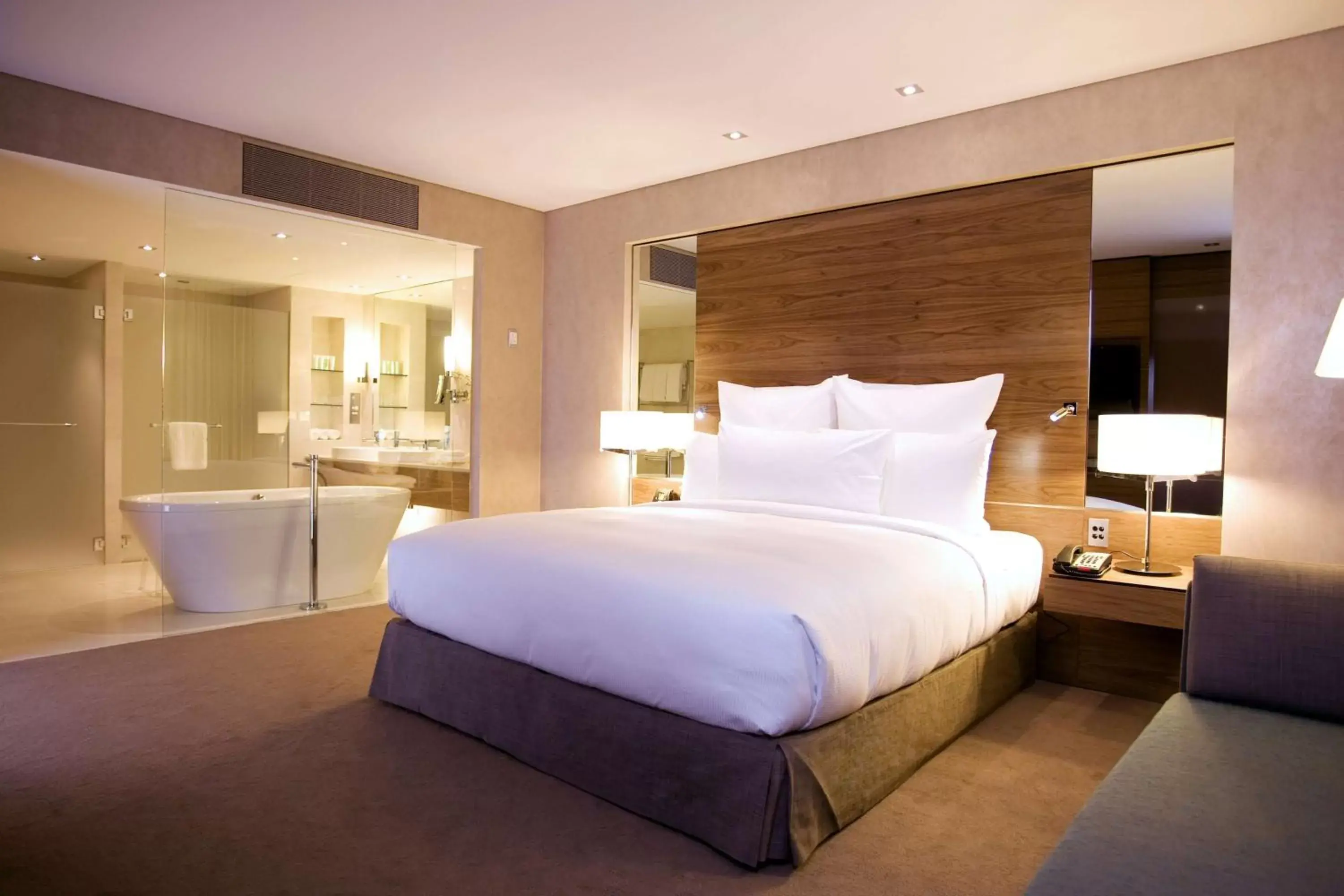Bed in Hilton Brisbane