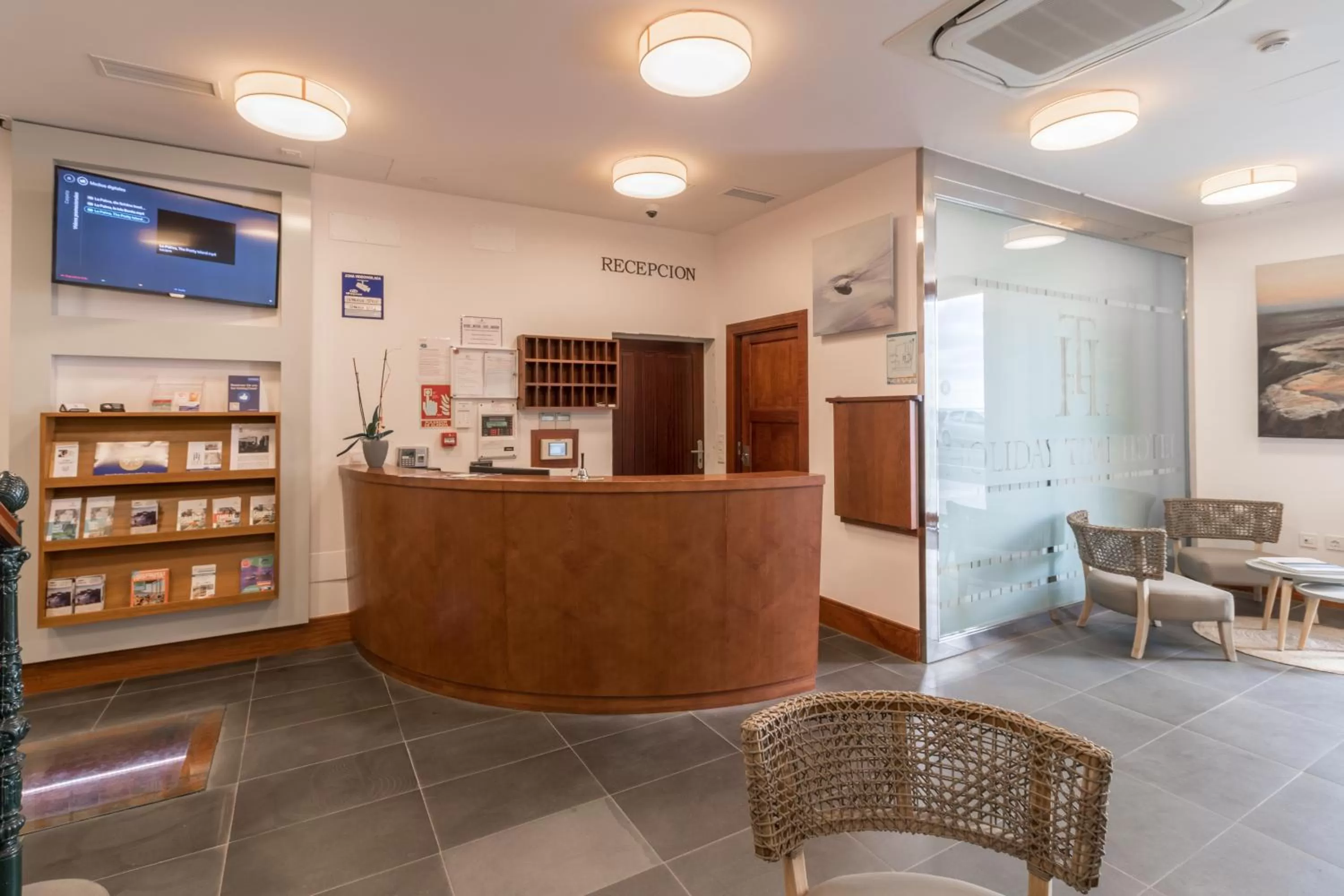 Lobby or reception in Hotel Emblemático Holiday Time