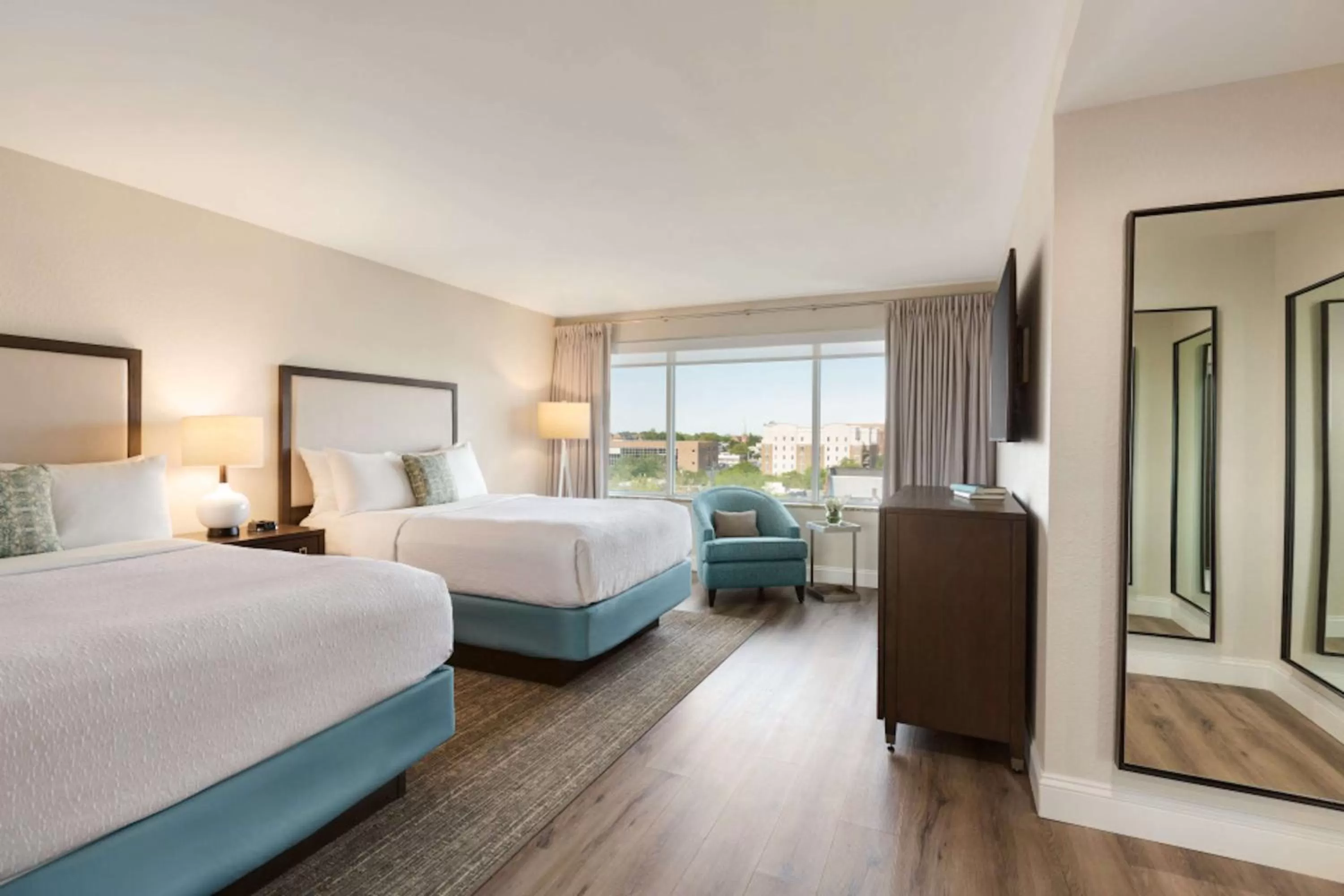 Bedroom, Bed in Hotel Ballast Wilmington, Tapestry Collection by Hilton