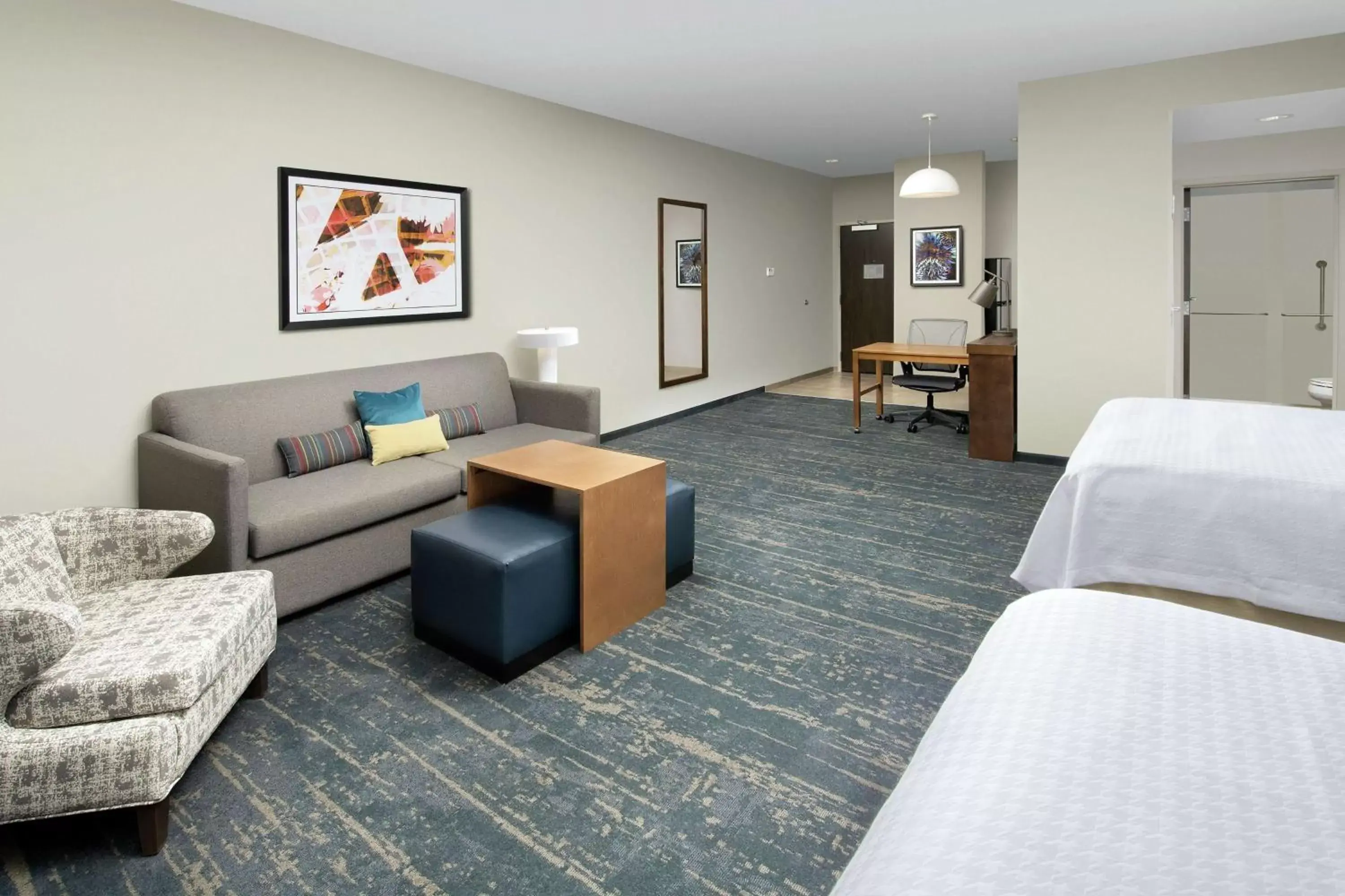 Bedroom, Seating Area in Homewood Suites By Hilton Denver Airport Tower Road
