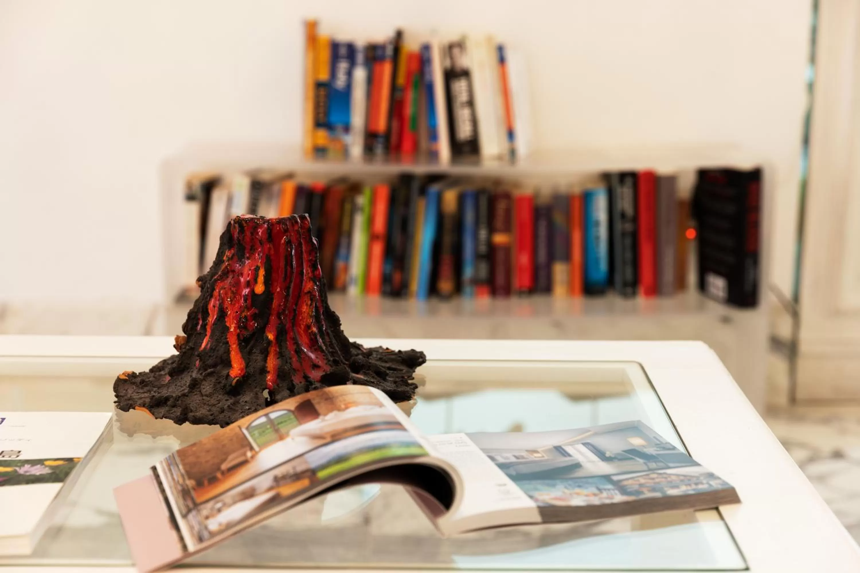 Library in La Ciliegina Lifestyle Hotel