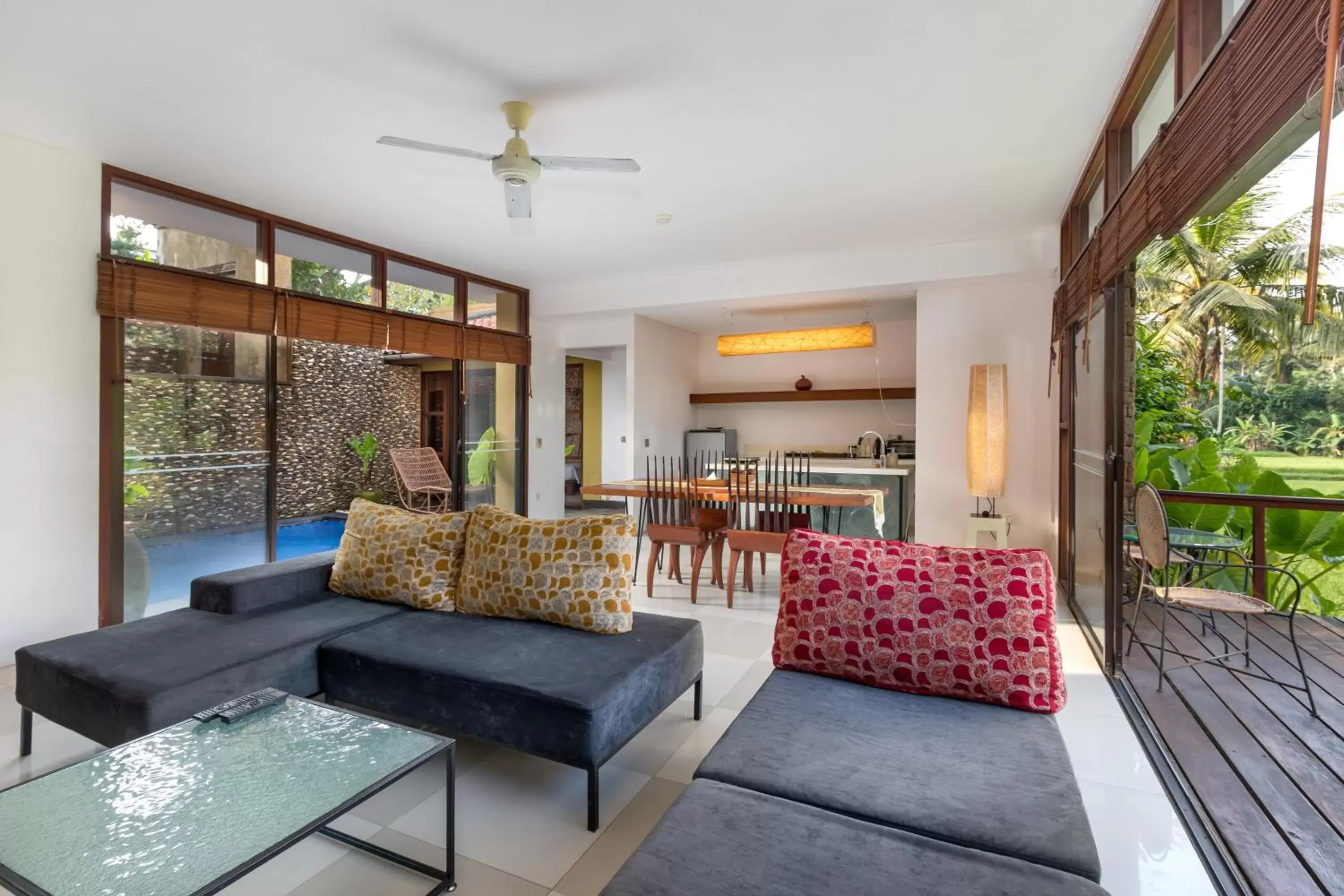 Seating Area in Ubud Green Resort Villas Powered by Archipelago