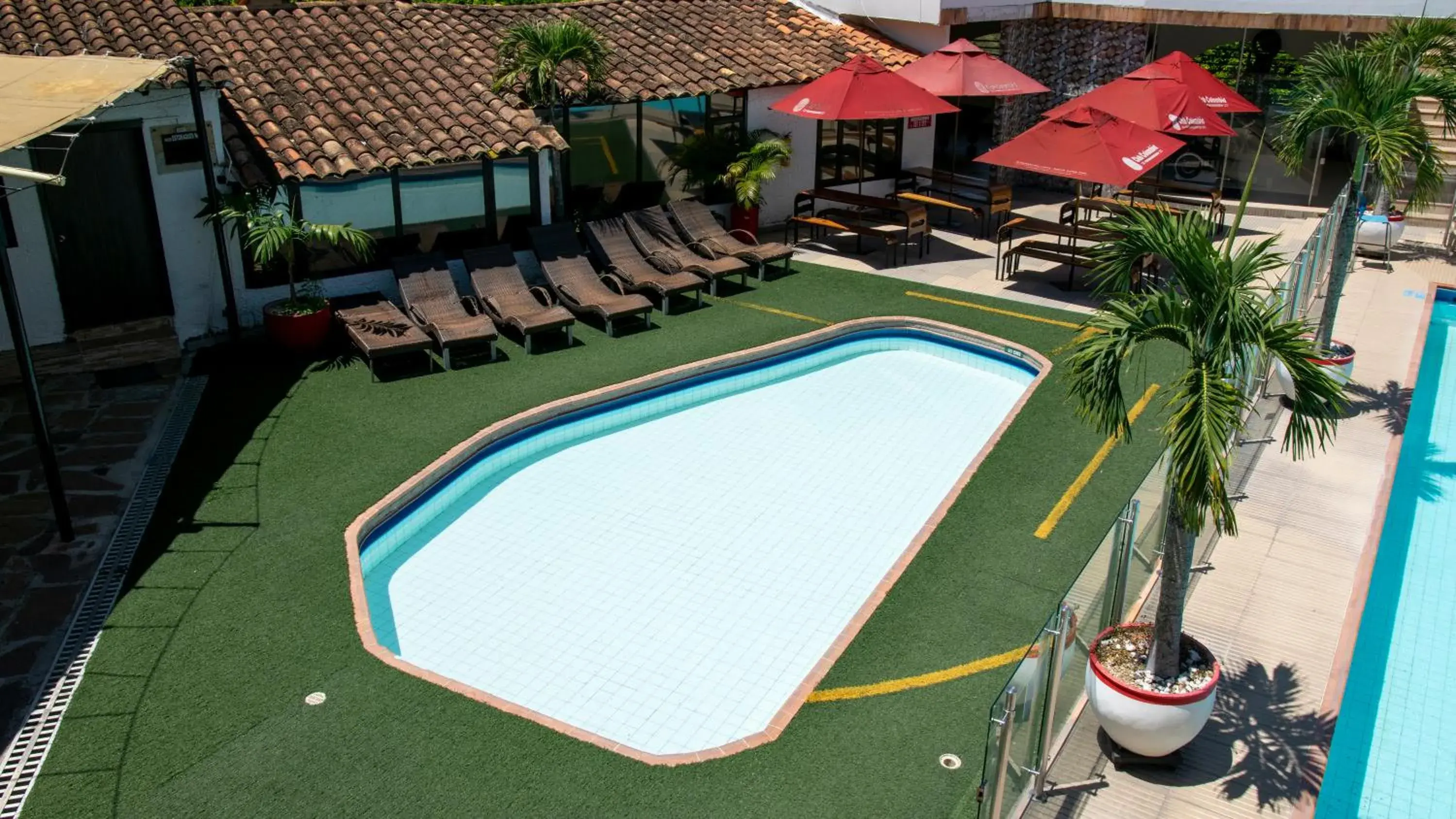 Bird's eye view, Pool View in Hotel San Juan Internacional