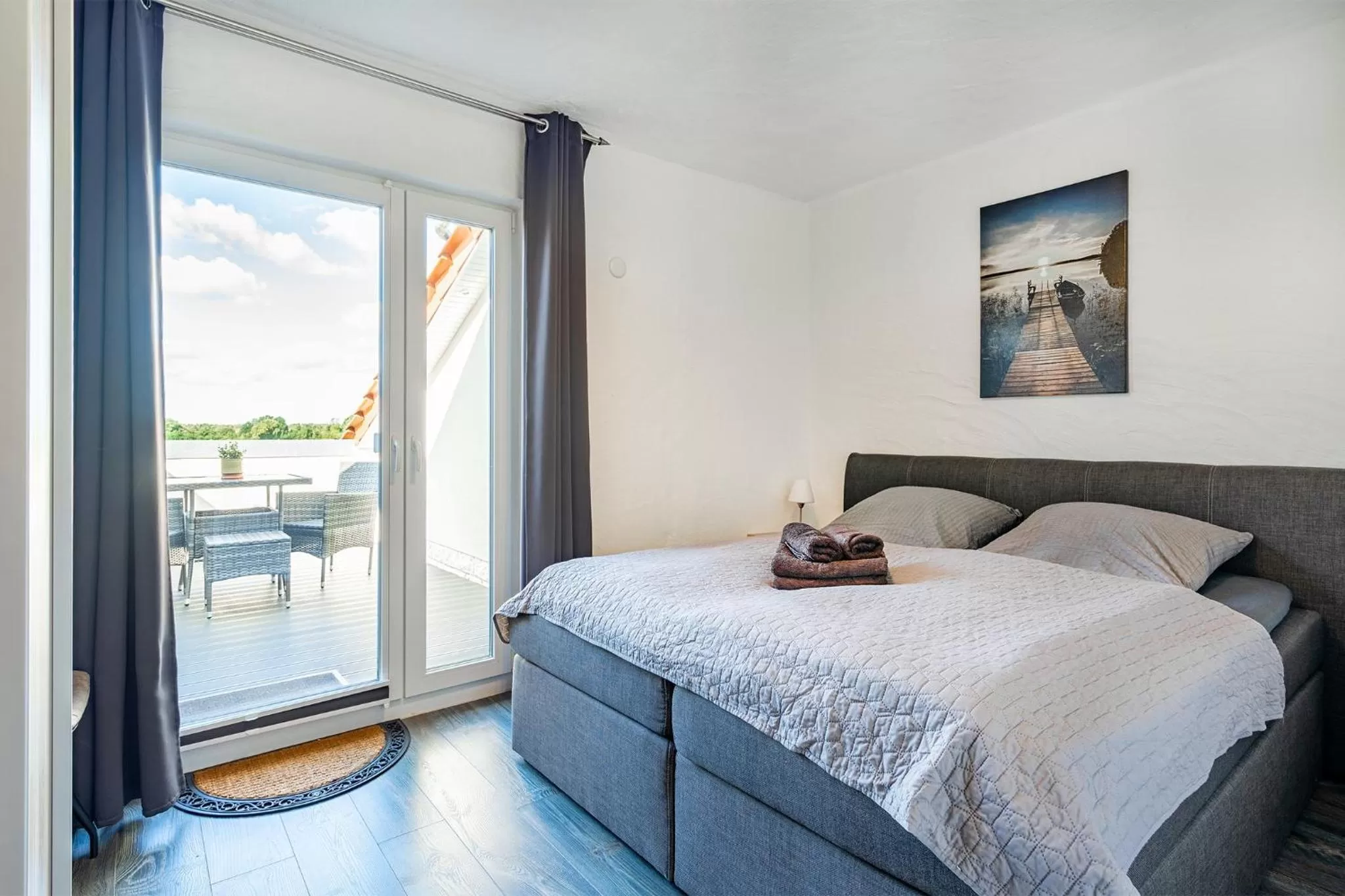 Bed in Villa Moorstern am Badesee Tannenhausen