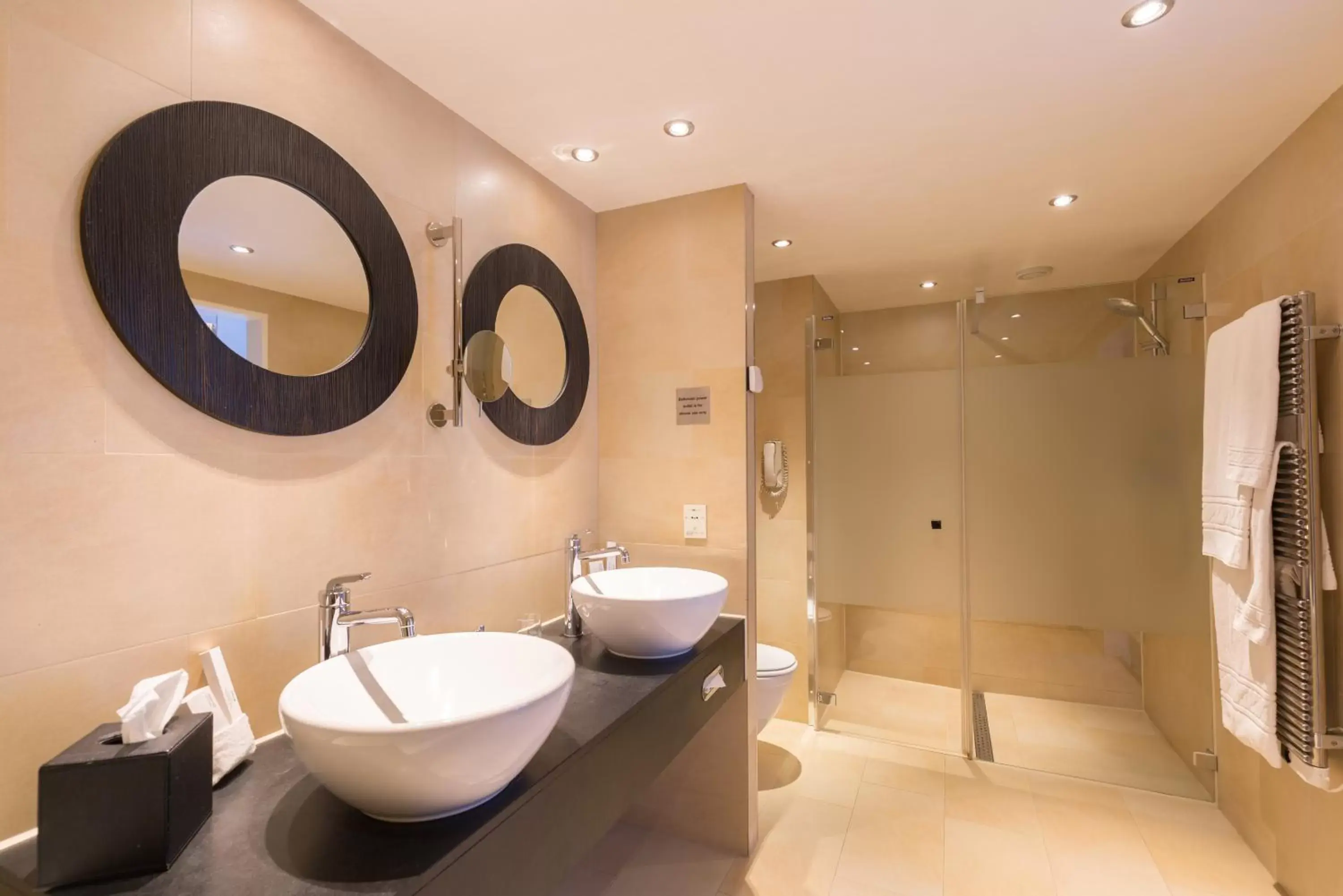 Shower, Bathroom in Radisson Blu Hotel, Amsterdam City Center