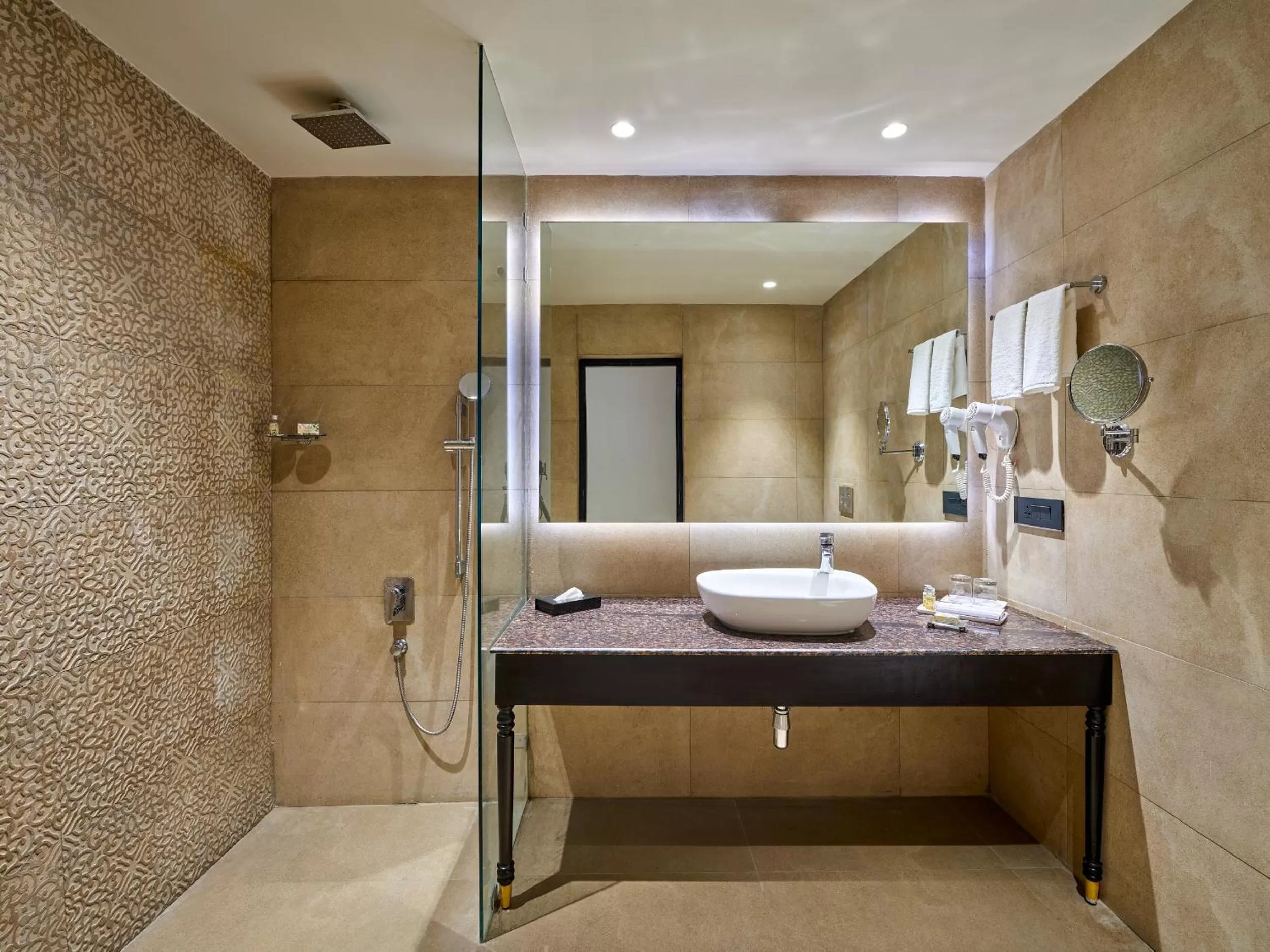 Shower in Pride Amber Vilas Resort & Convention Centre