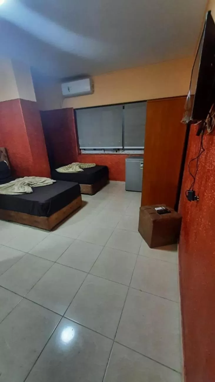 Bed in Blue Eyes Hotel