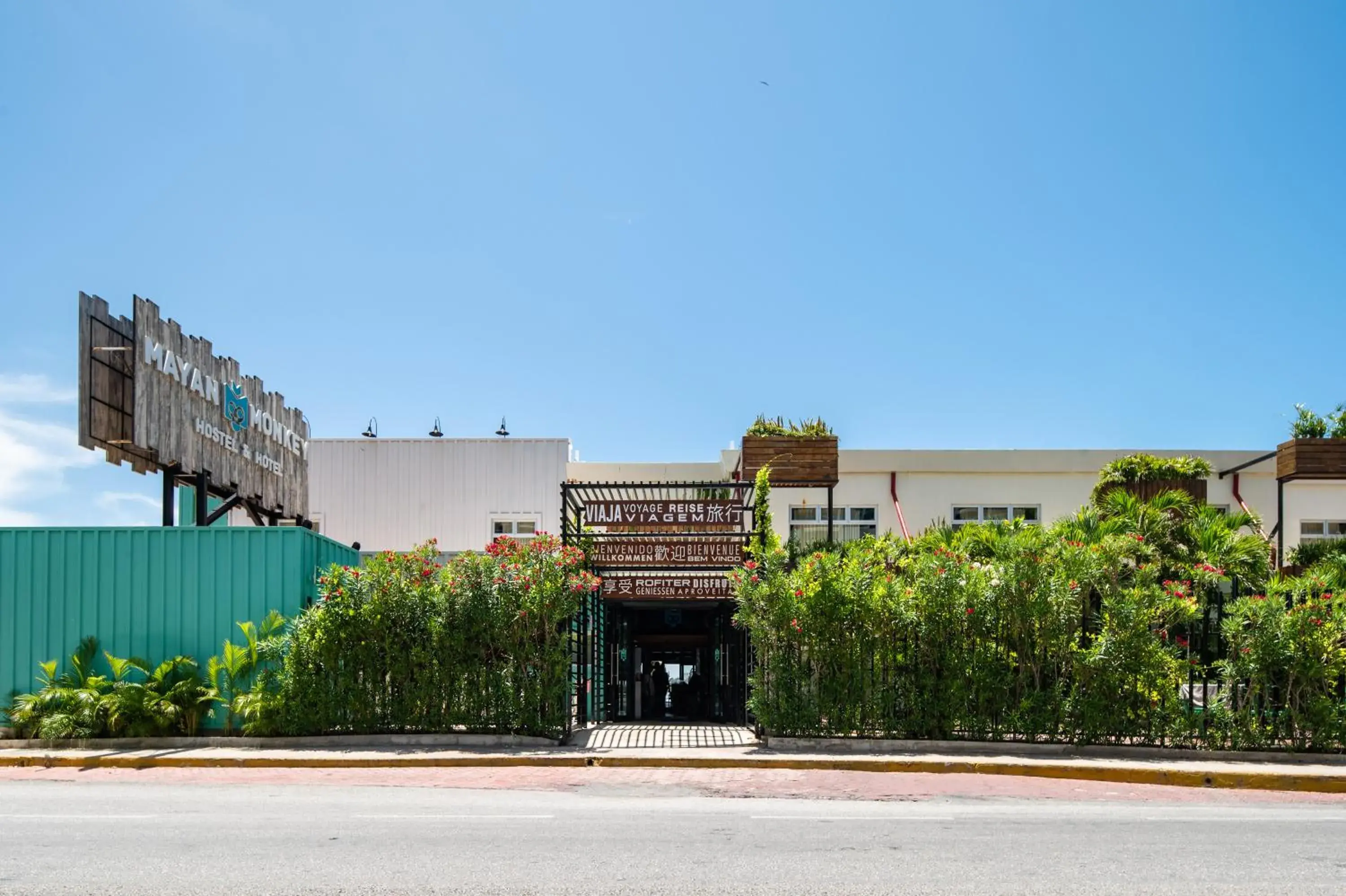 Facade/entrance, Property Building in Mayan Monkey Cancun