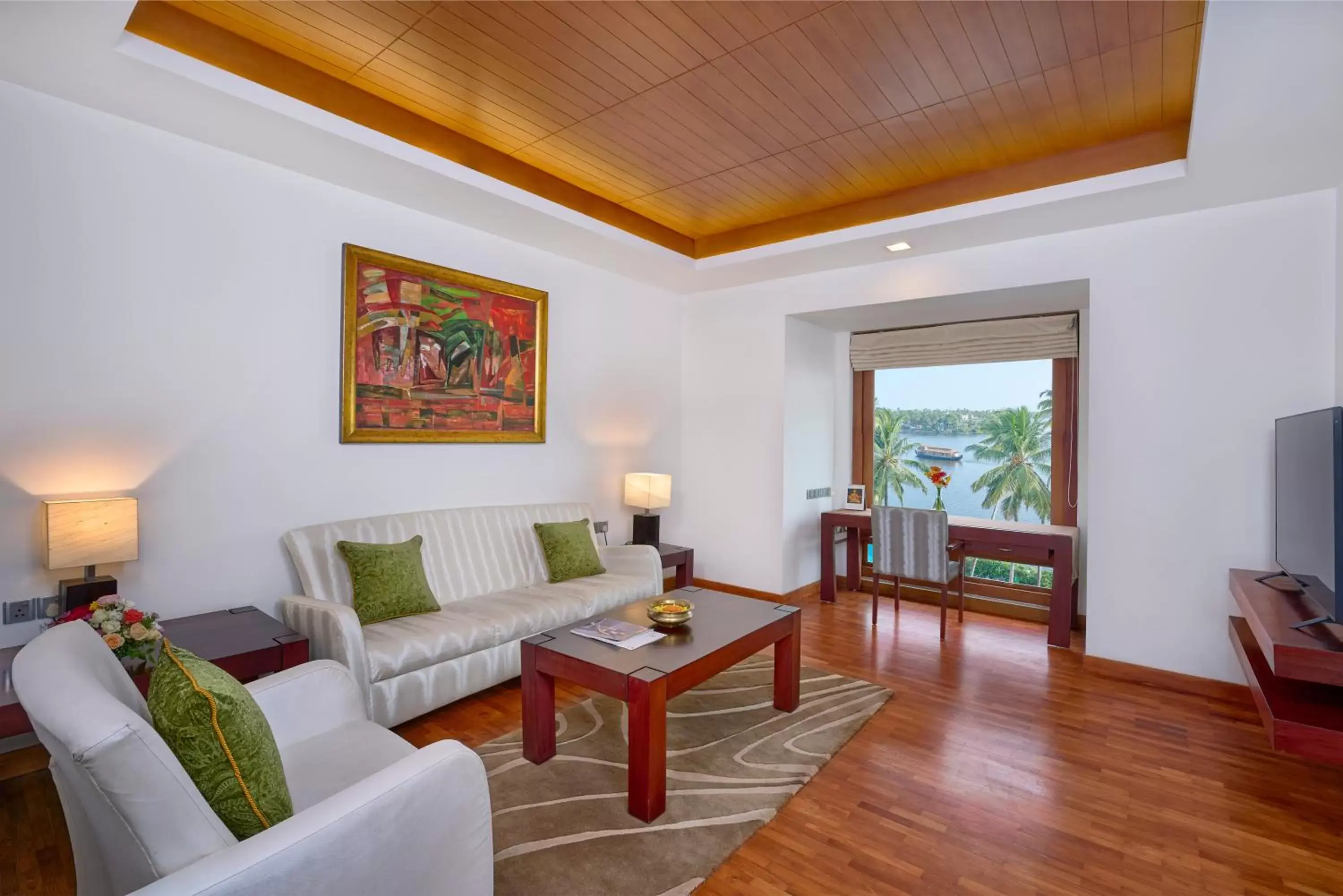 Living room, Seating Area in The Leela Ashtamudi, A Raviz Hotel