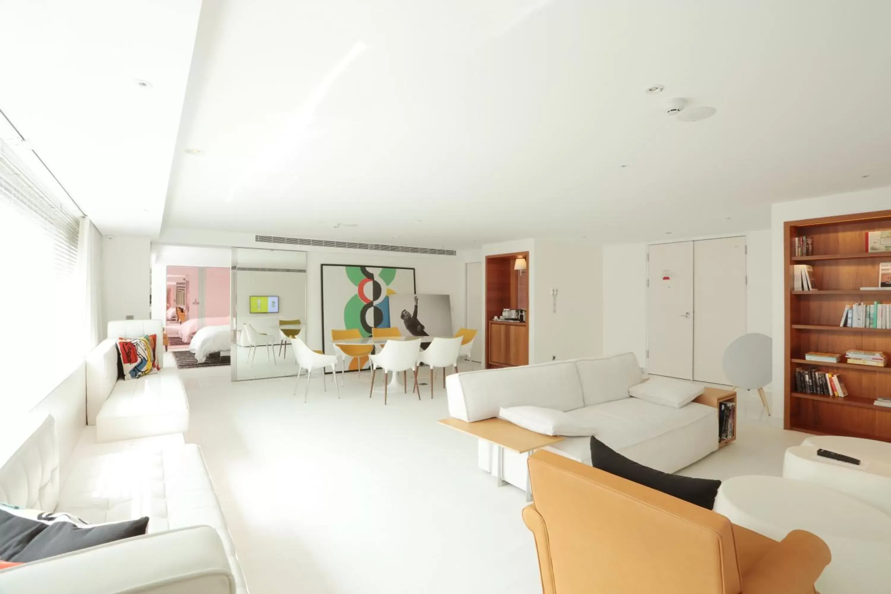 Living room, Seating Area in S Hotel | Designed by Philippe Starck