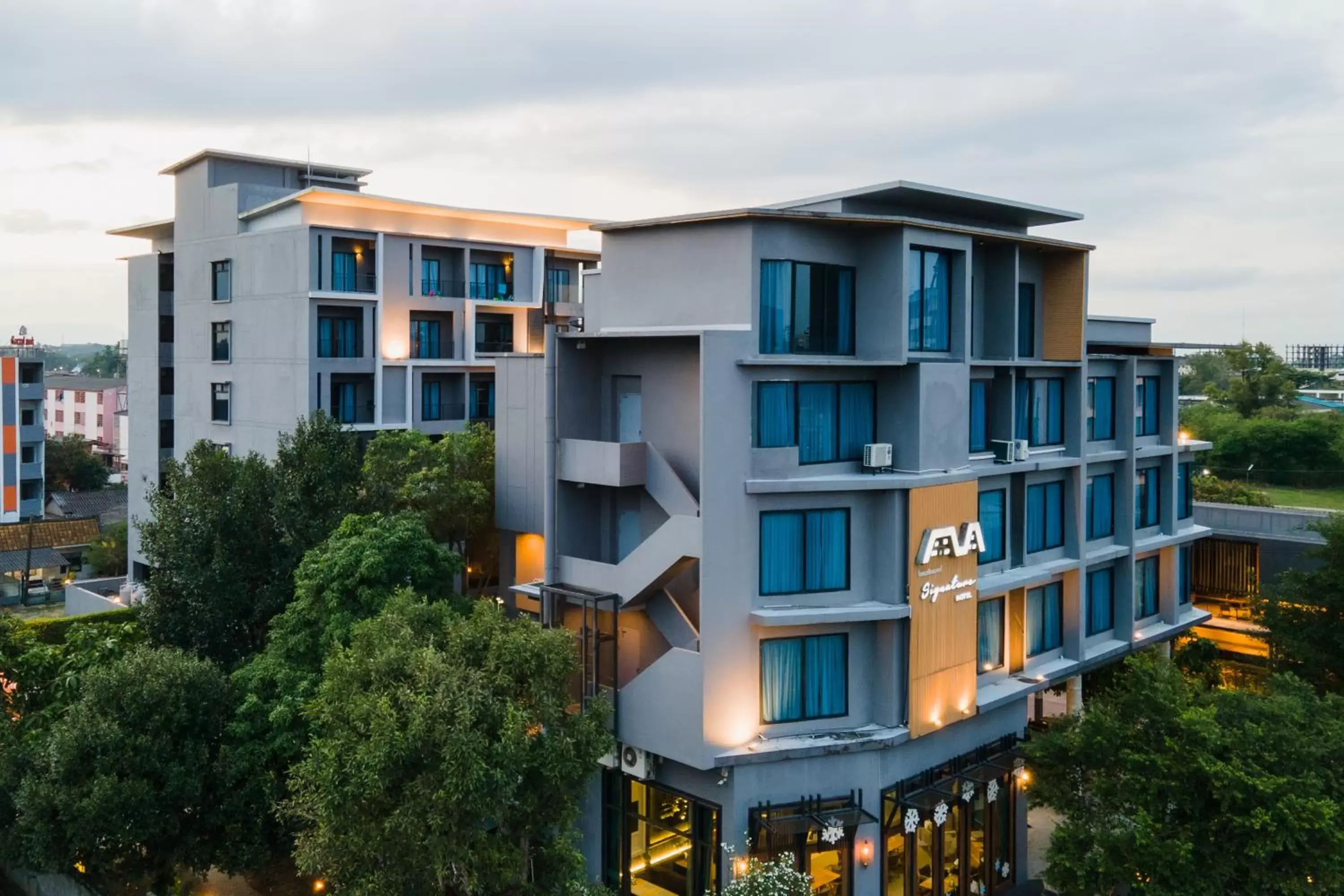 Bird's eye view, Property Building in Hatyai Signature Hotel