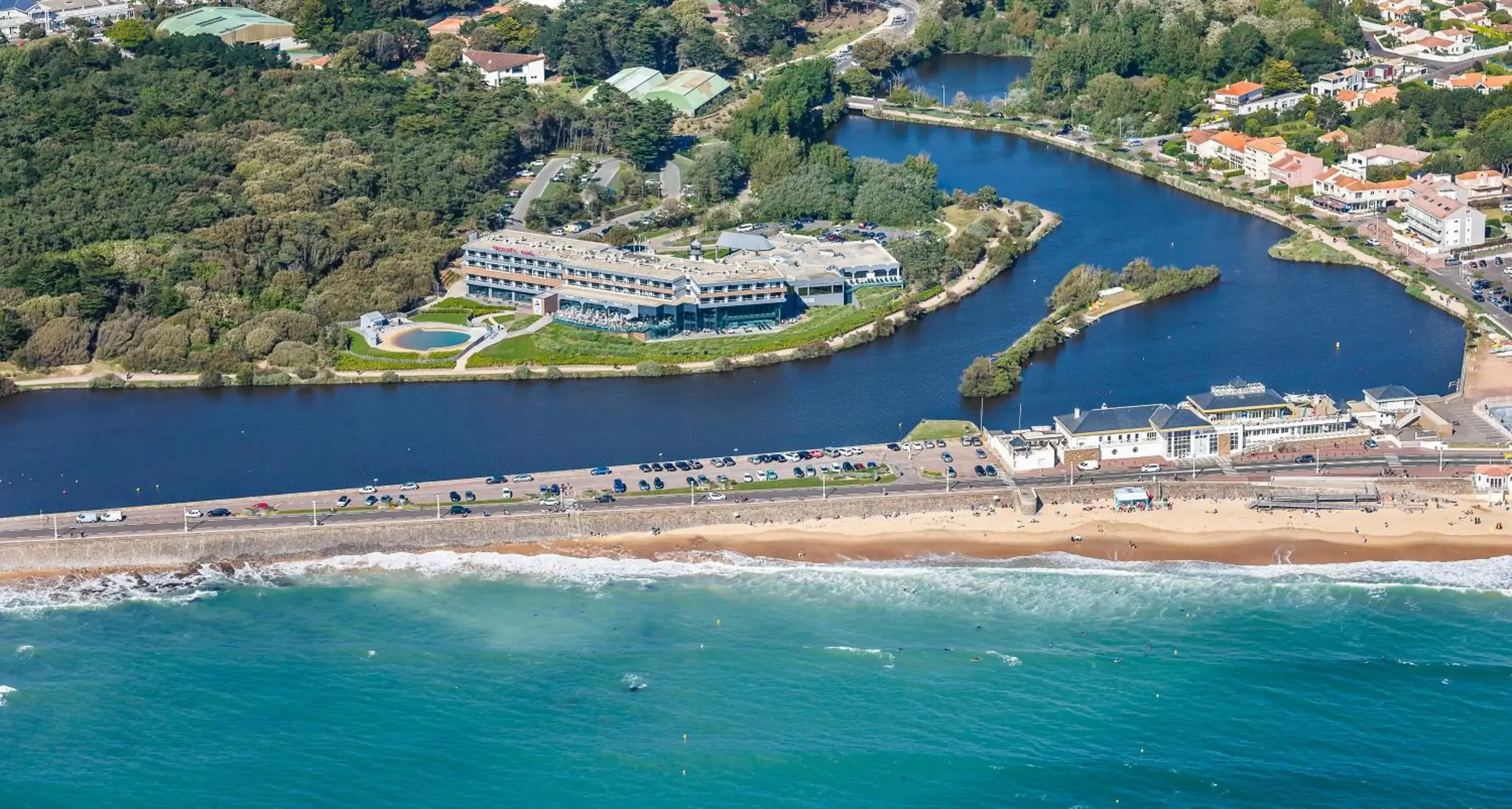 Day, Bird's-eye View in Côte Ouest Hôtel Thalasso & Spa Les Sables d'Olonne - MGallery