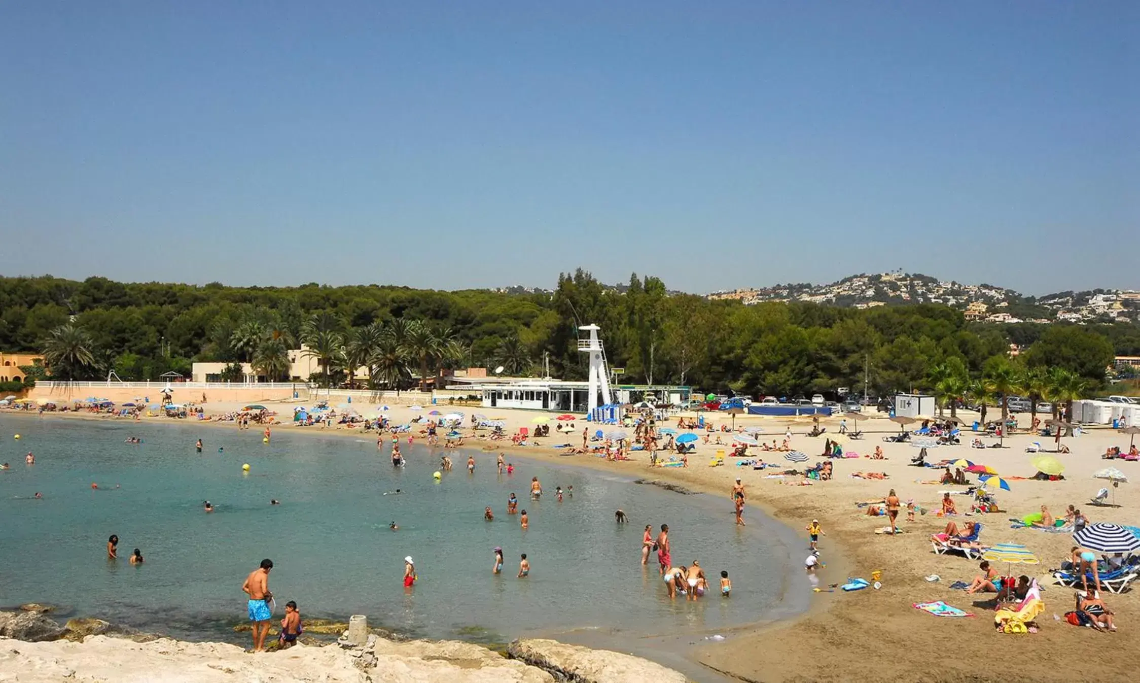 Beach in Villa Beniarres Guest House B&B in Moraira