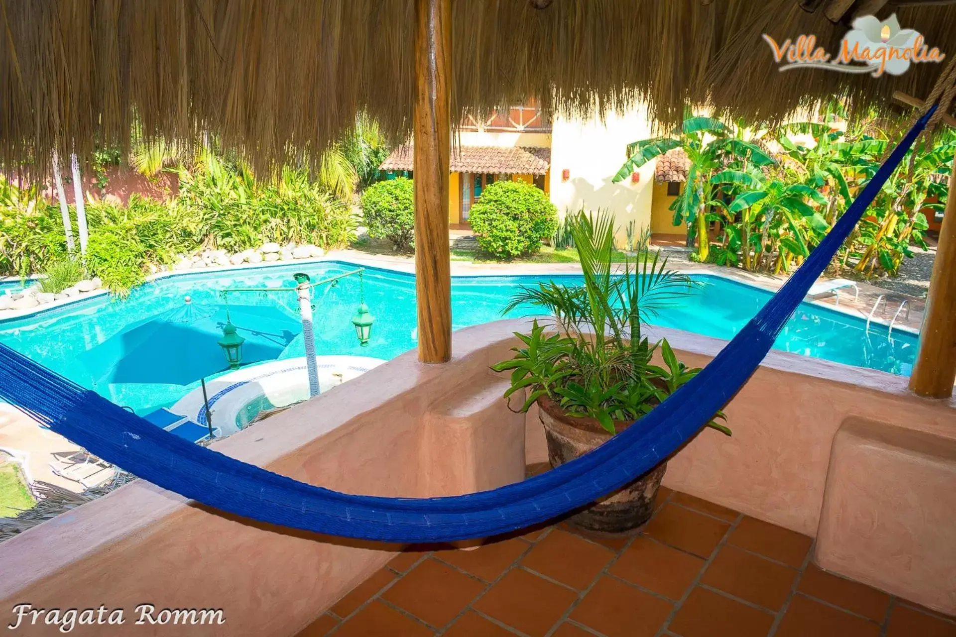 Balcony/Terrace, Swimming Pool in Casa Villa Magnolia B&B