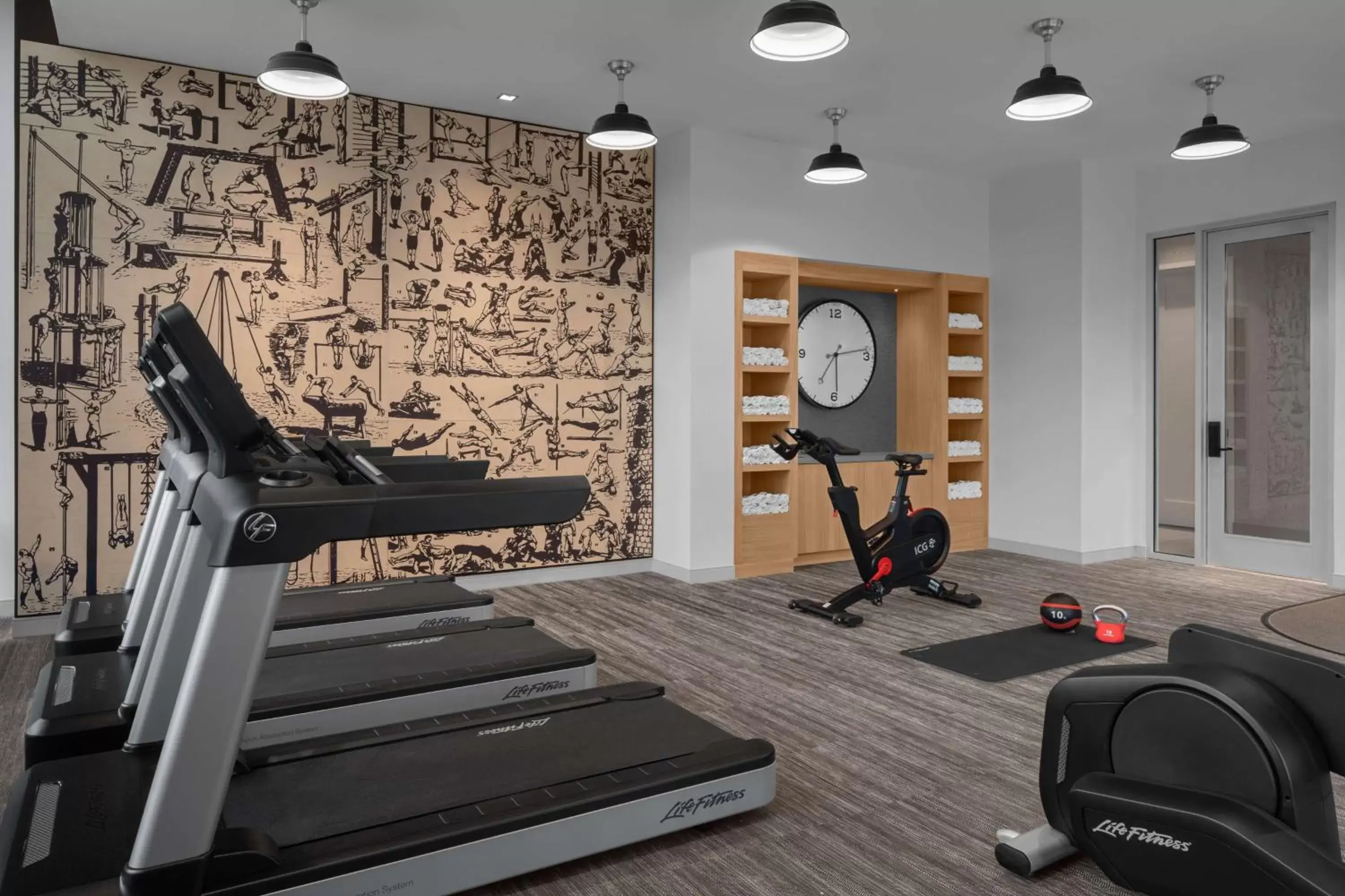 Fitness centre/facilities, Fitness Center/Facilities in Hotel West & Main Conshohocken, Tapestry Collection Hilton