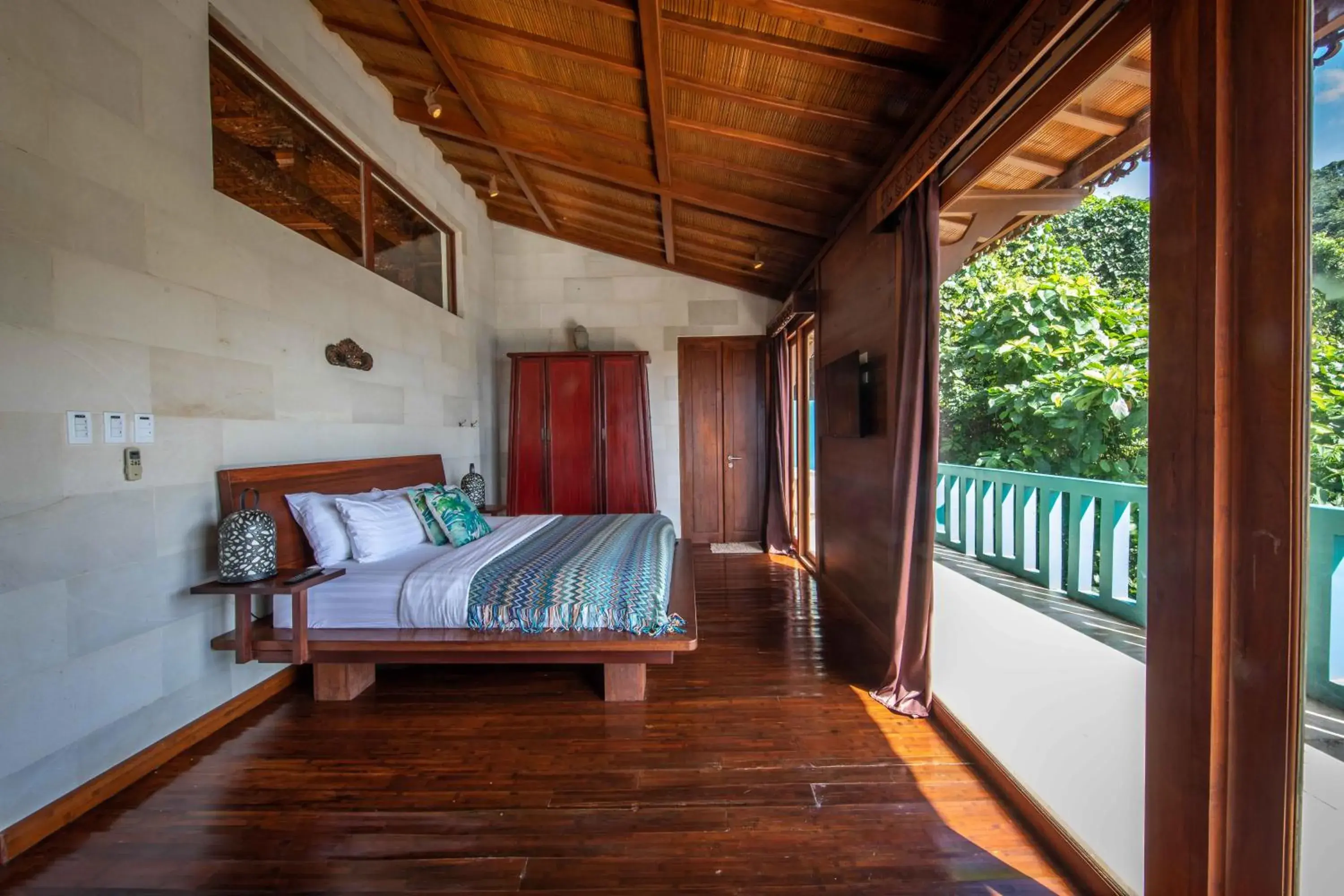 Patio, Bed in Karuna El Nido Villas