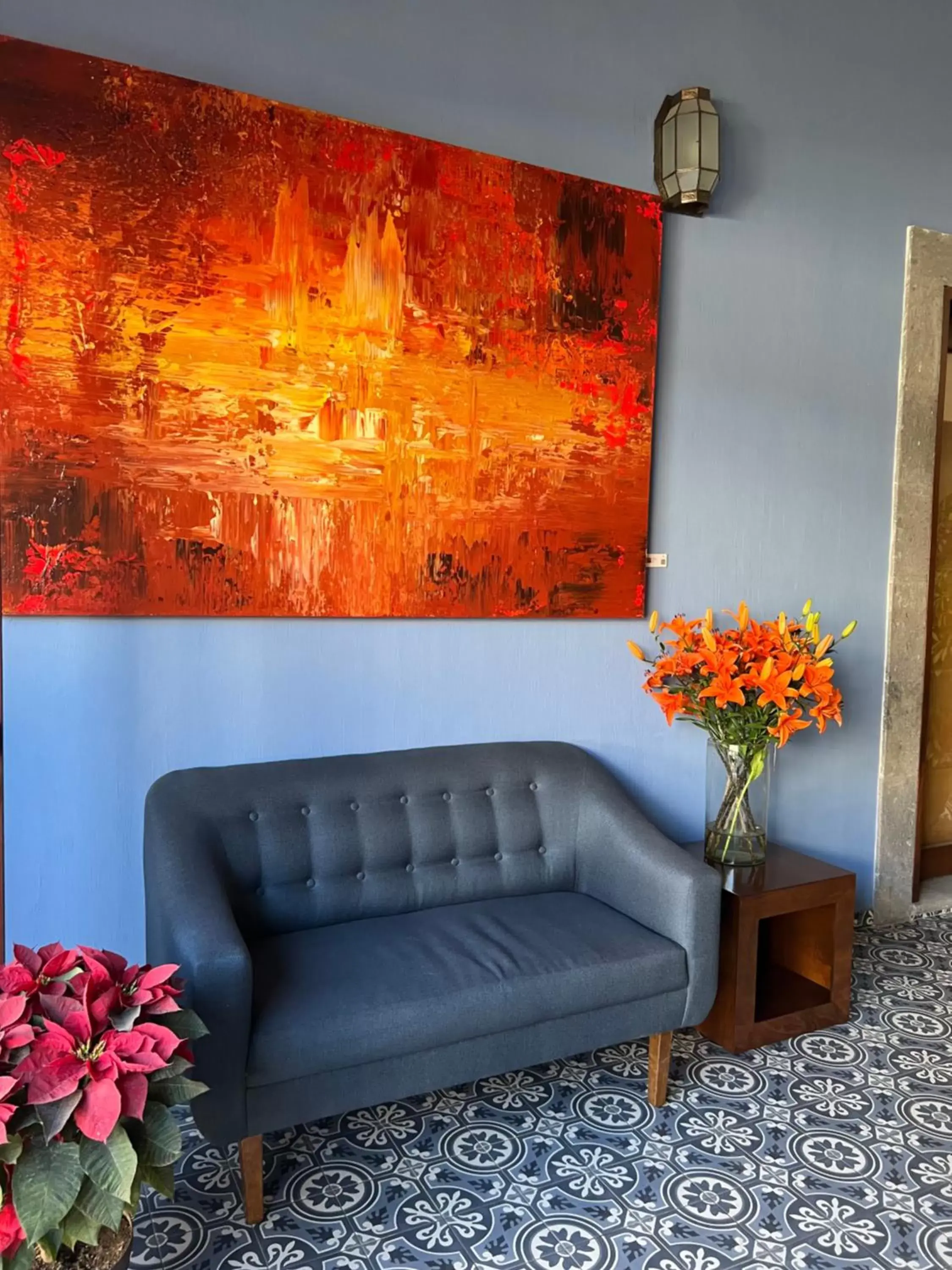 Decorative detail, Seating Area in Casona 1530