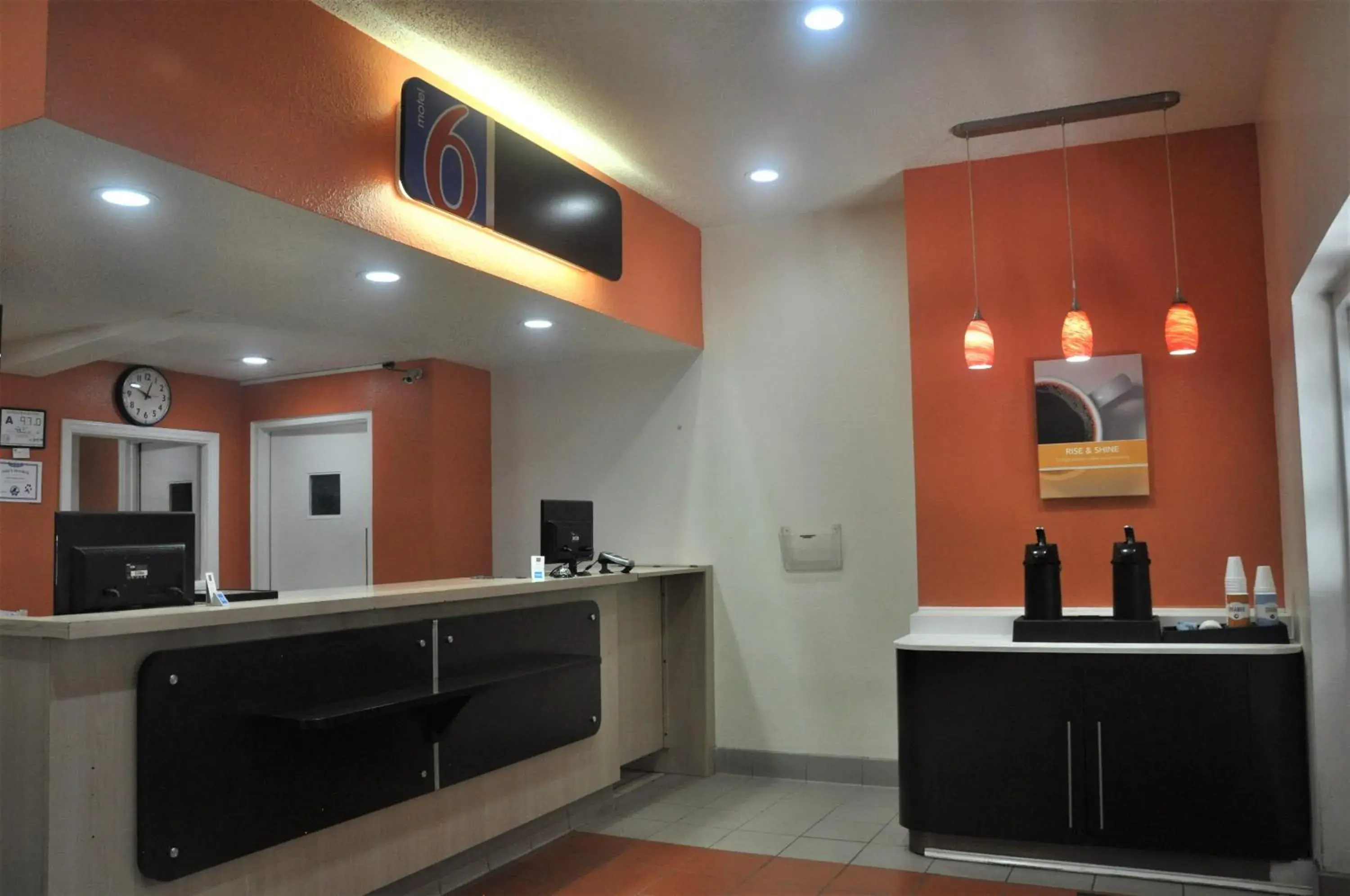 Lobby or reception, Lobby/Reception in Motel 6-Raleigh, NC - Cary