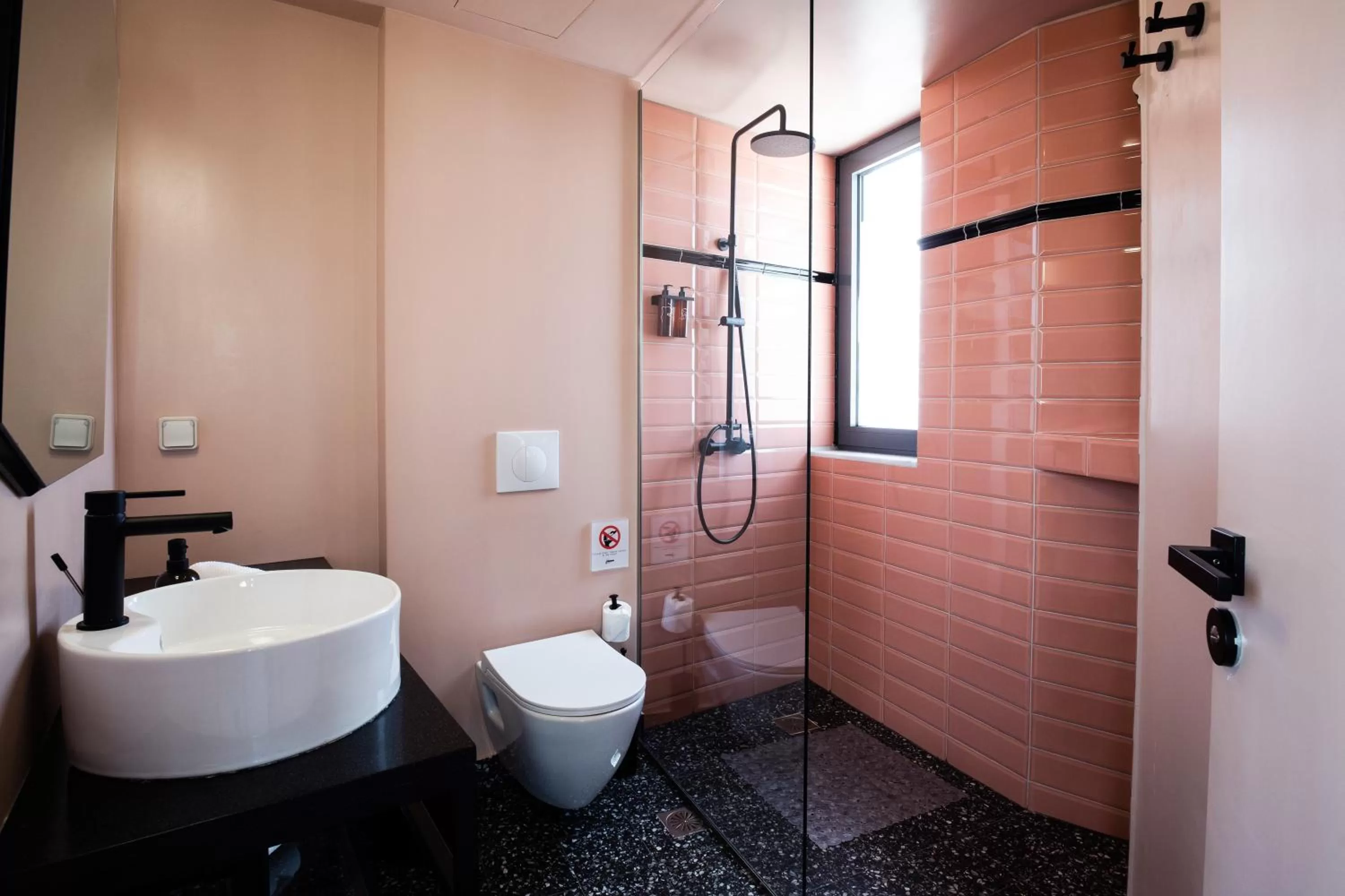 Bathroom in Downtown Athens Lofts - The Acropolis Observatory