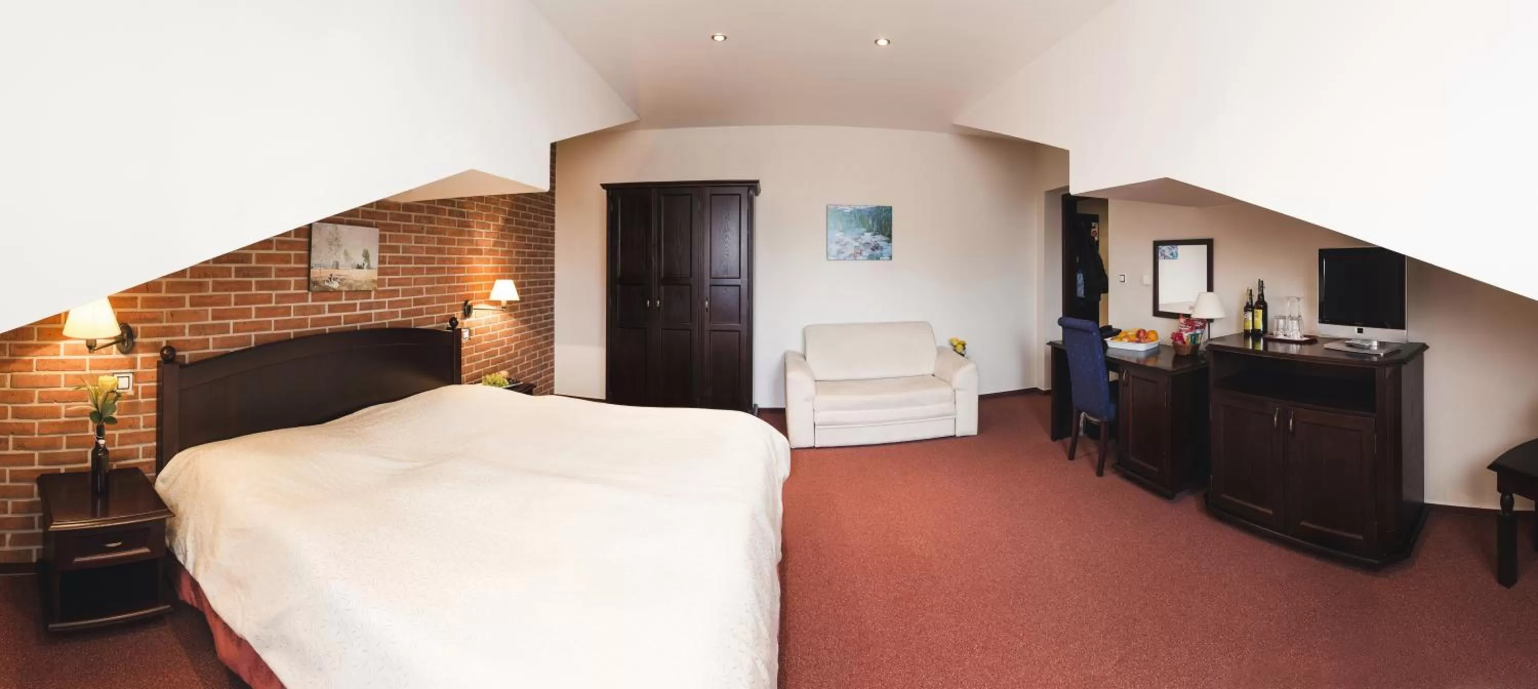 Photo of the whole room, Bed in Hotel Purkmistr