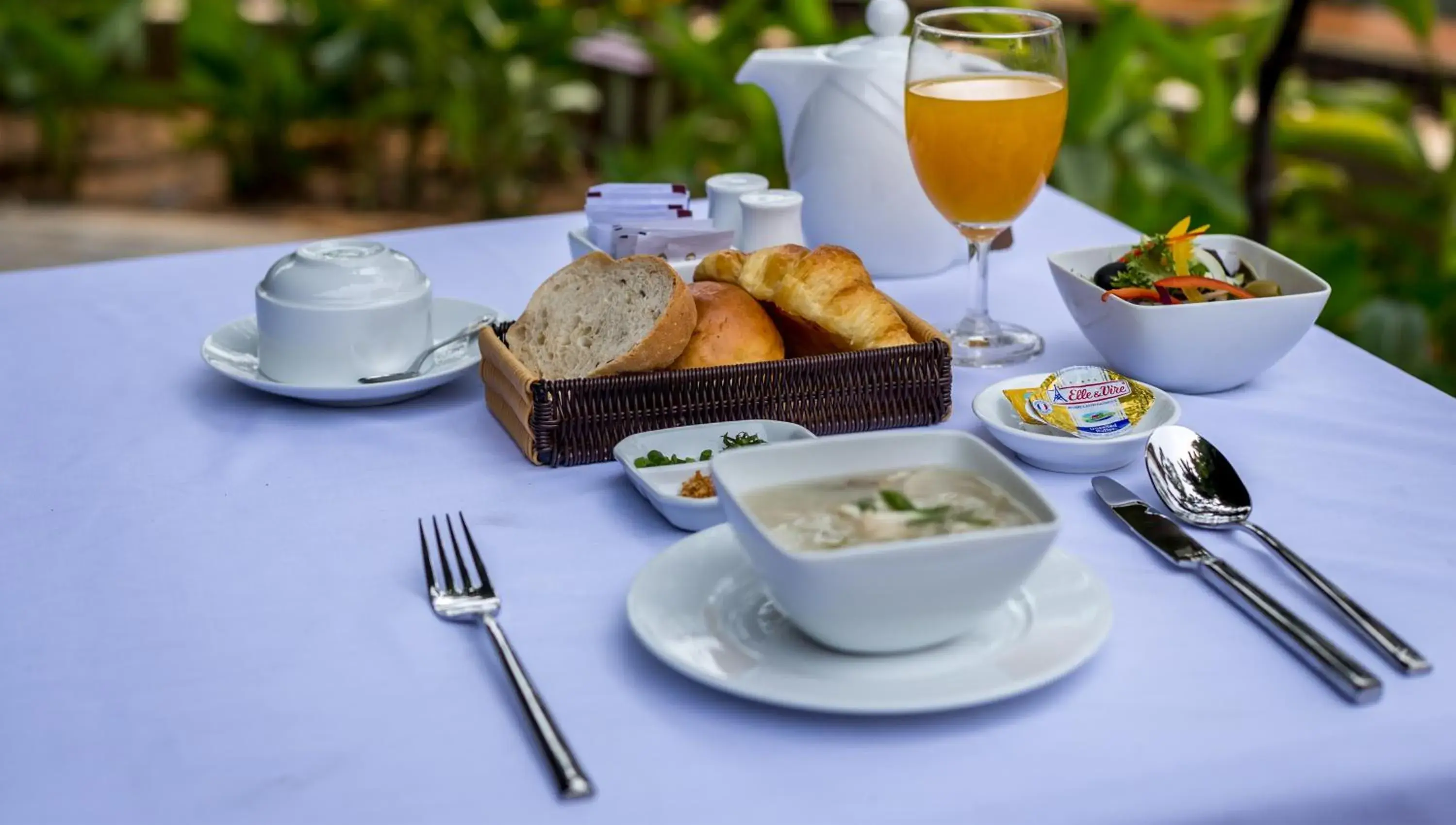 Food and drinks, Breakfast in La Rivière d' Angkor Resort