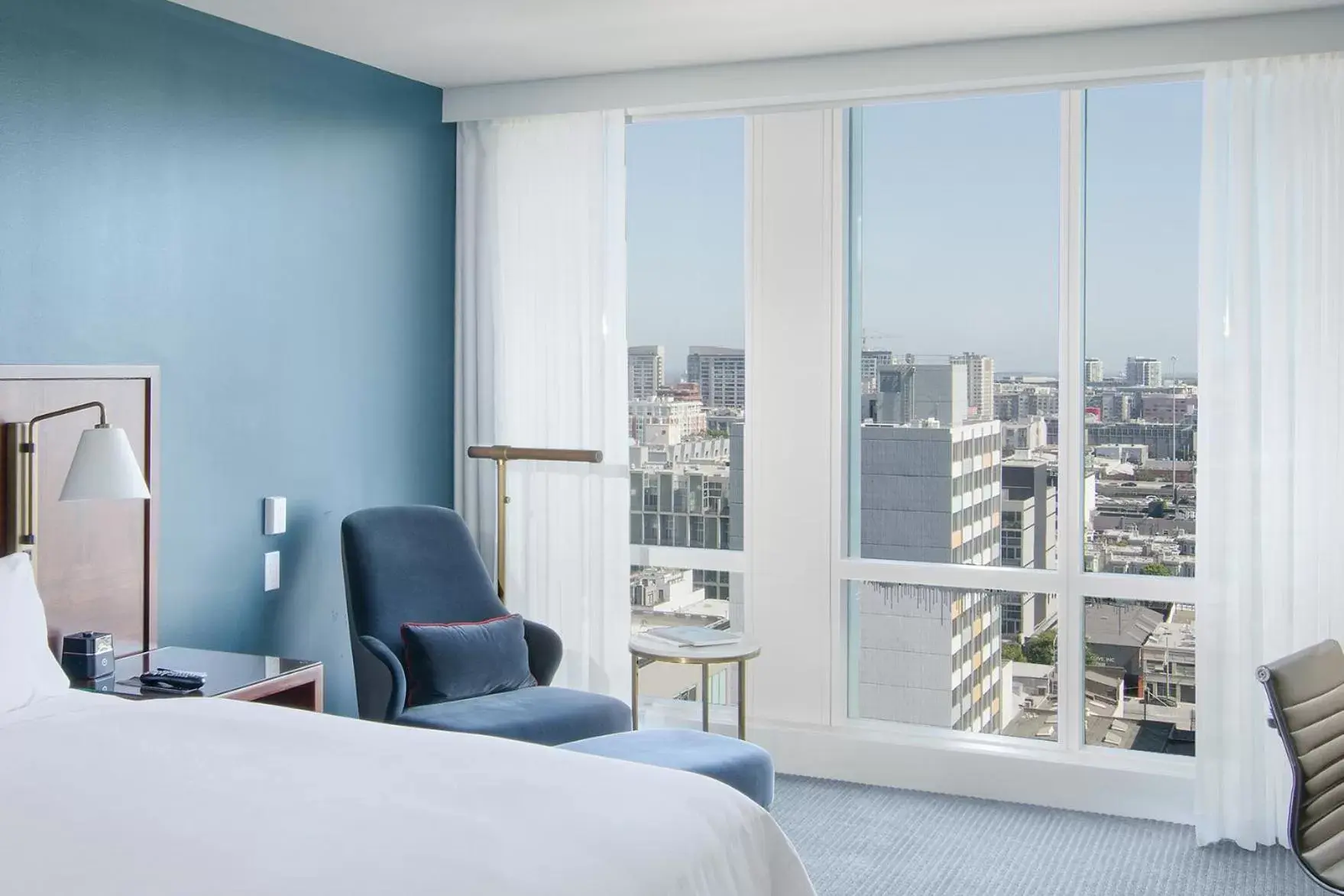 View (from property/room), Bed in InterContinental San Francisco by IHG View (from property/room), Bed in InterContinental San Francisco by IHG