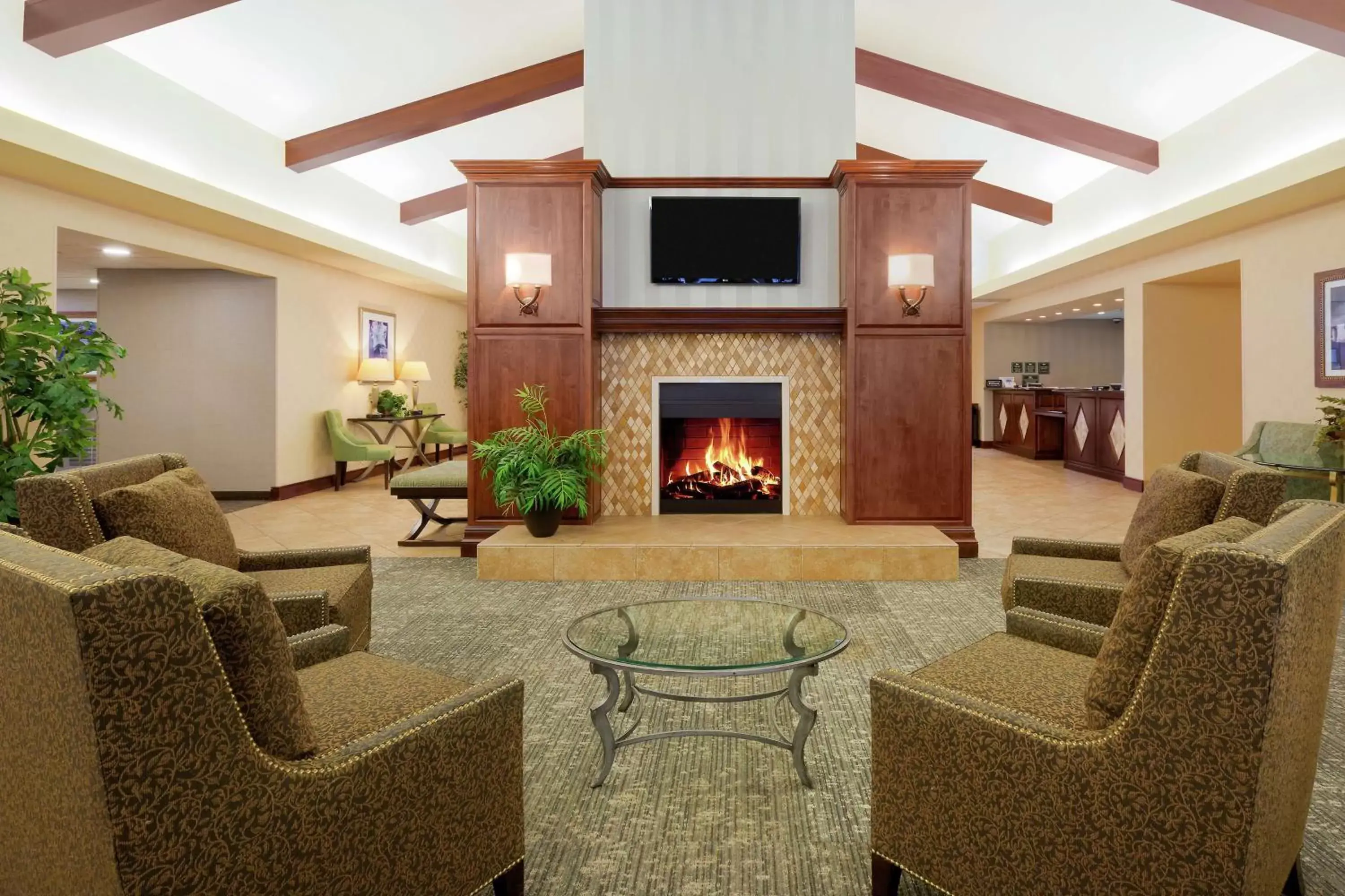 Lobby or reception, Lobby/Reception in Homewood Suites by Hilton Sacramento Airport-Natomas
