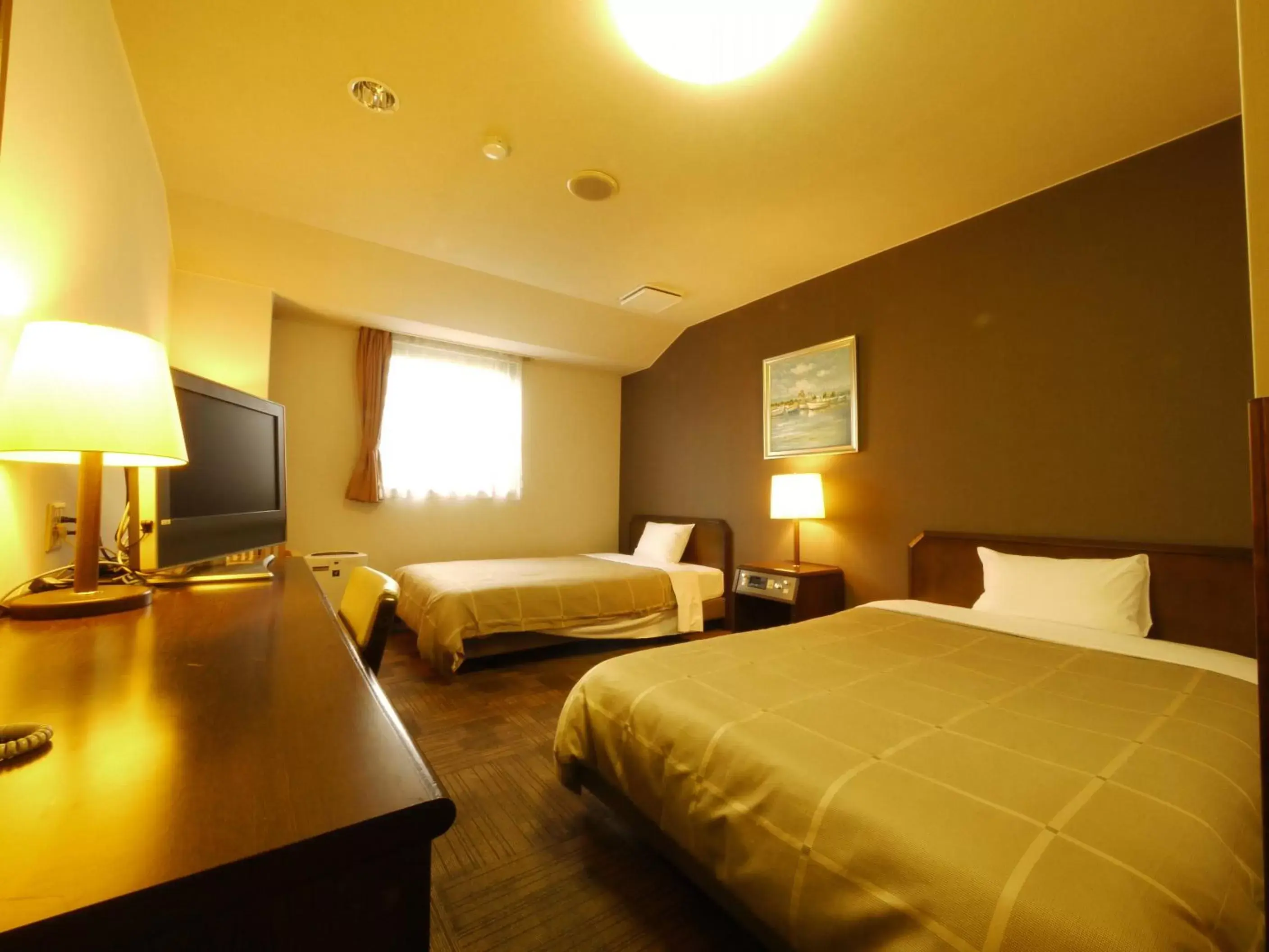 Bed in Hotel Route-Inn Ageo
