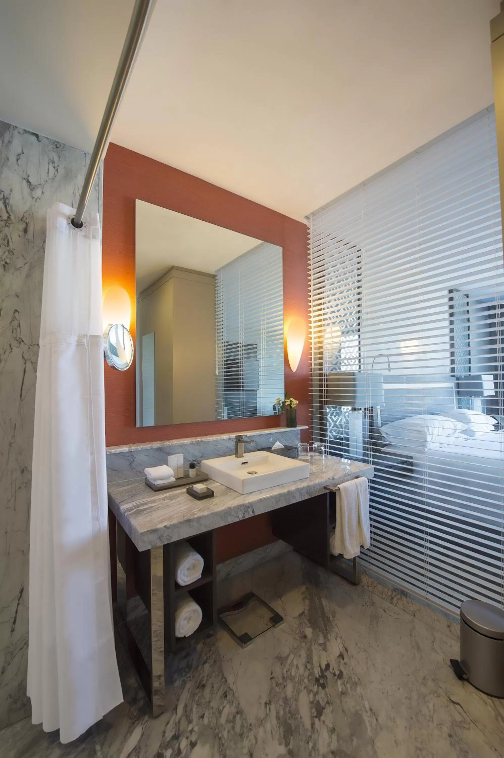 Bathroom, Bed in Grand Fiesta Americana Puebla Angelópolis