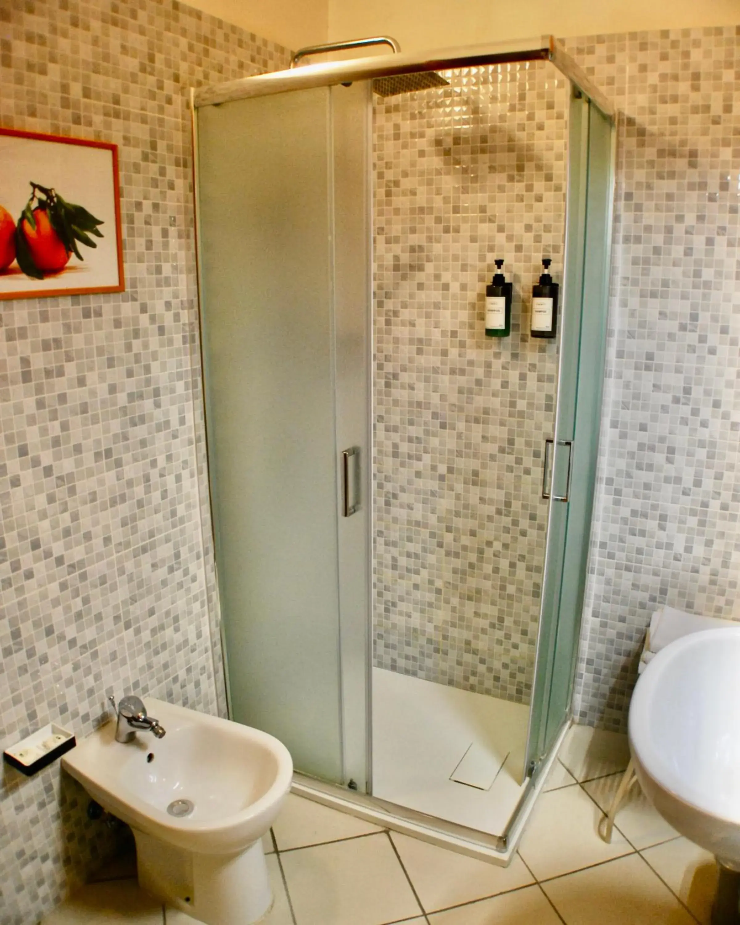 Shower, Bathroom in Albergo Teatro