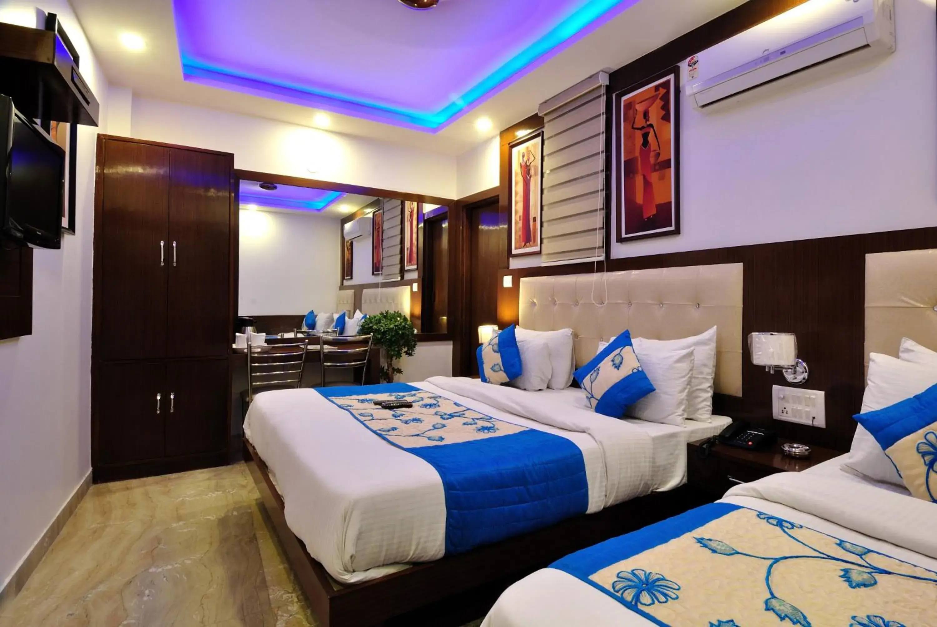 Bedroom, Bed in Hotel Nirmal Mahal by Sushant Travels