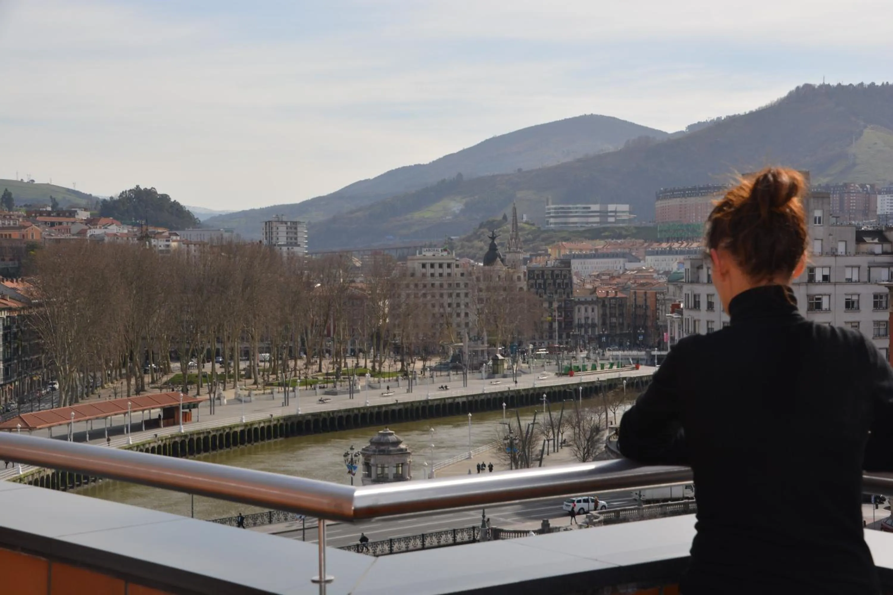 City view in Hotel Bilbao Plaza