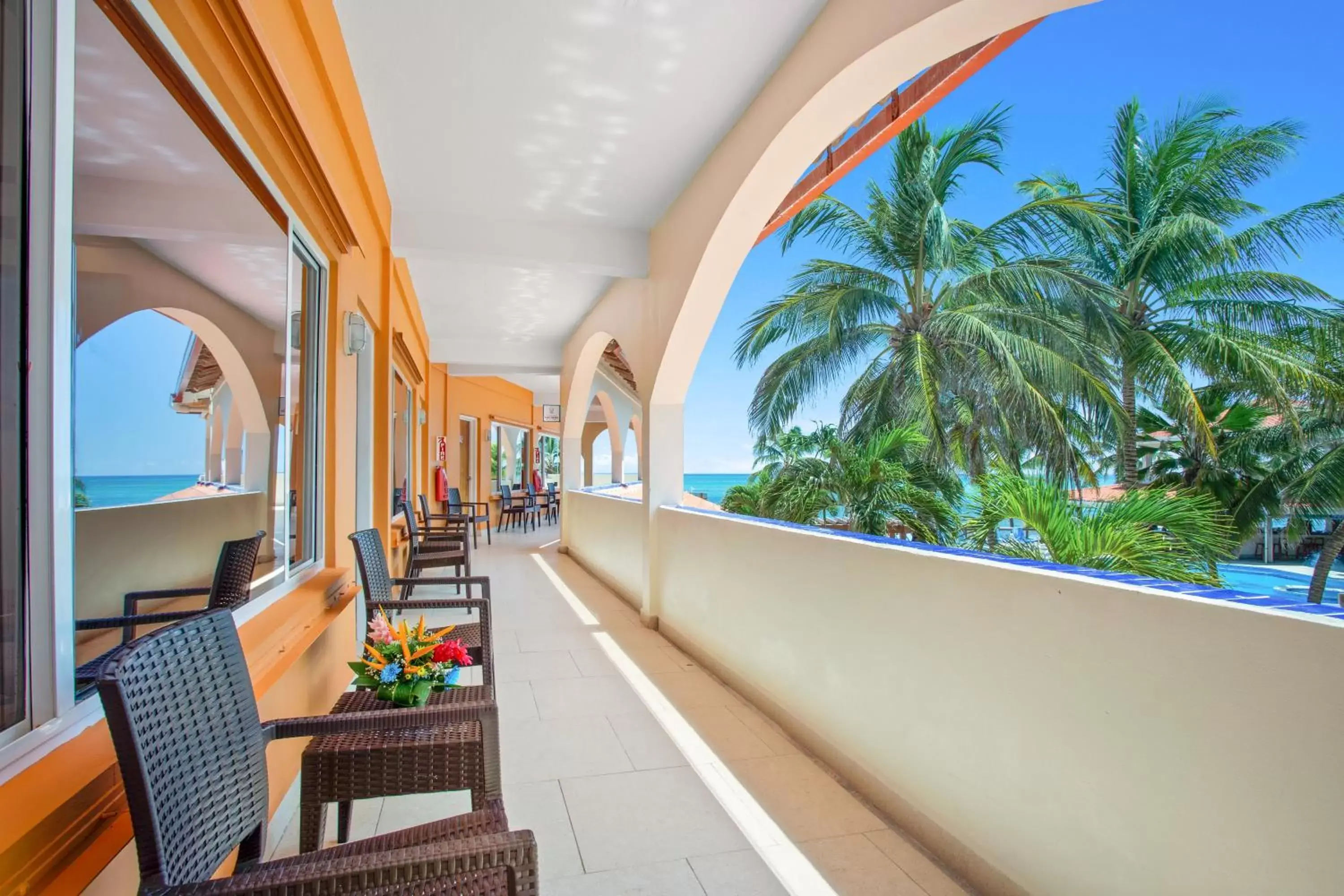 Balcony/Terrace in SunBreeze Hotel