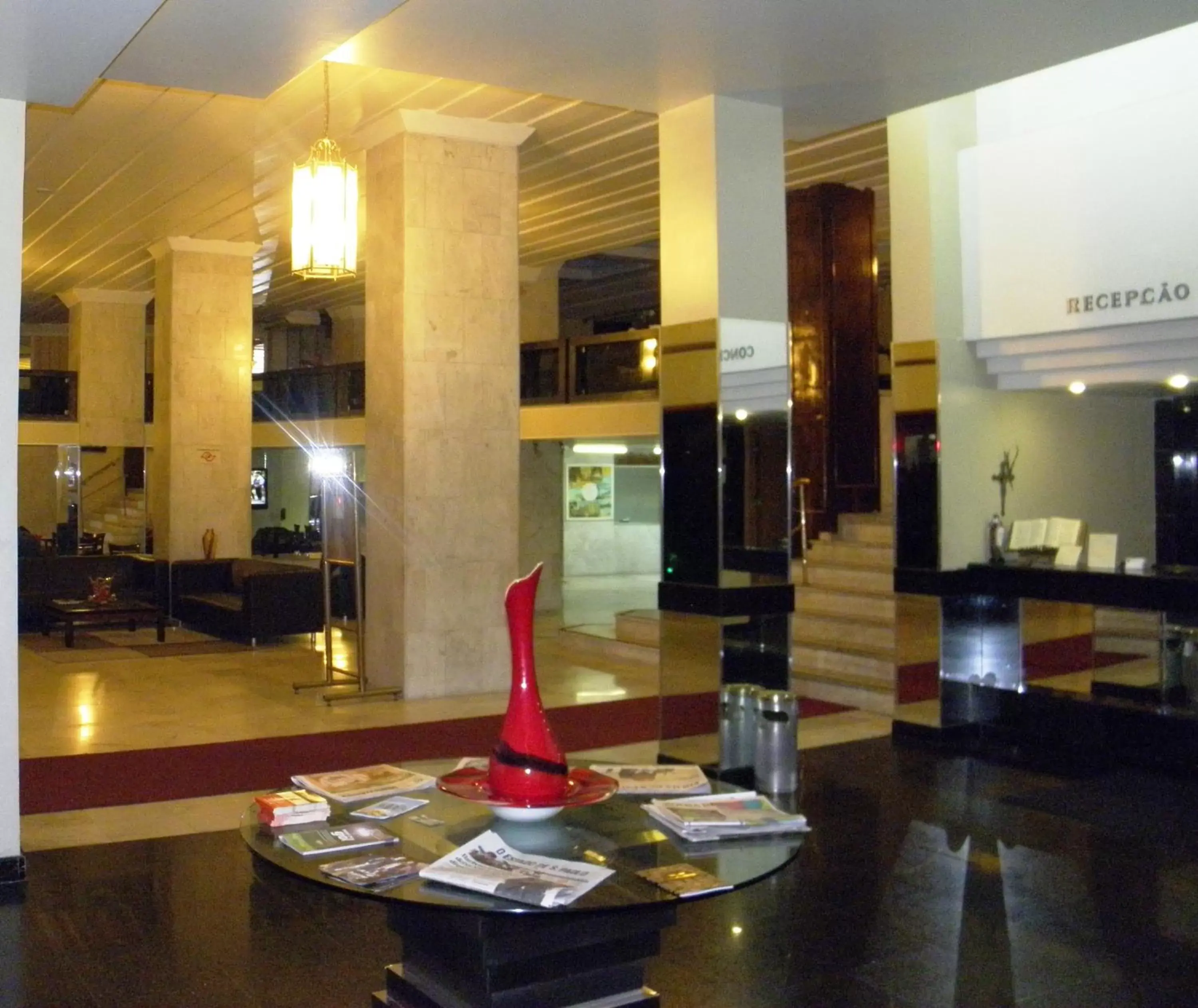 Lobby or reception, Restaurant/Places to Eat in São Paulo Inn Hotel - A 600 METROS DA RUA 25 DE MARÇO