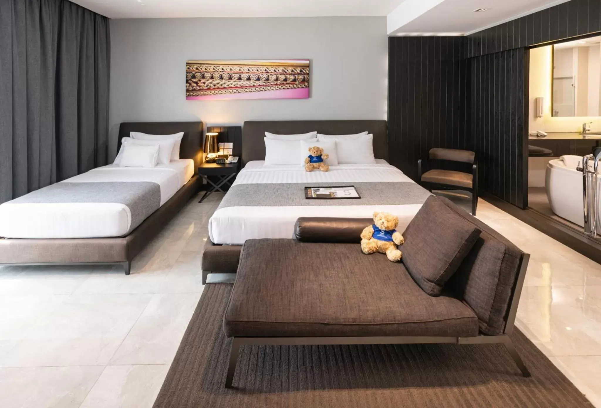 Bed in S Ratchada Leisure Hotel Bed in S Ratchada Leisure Hotel