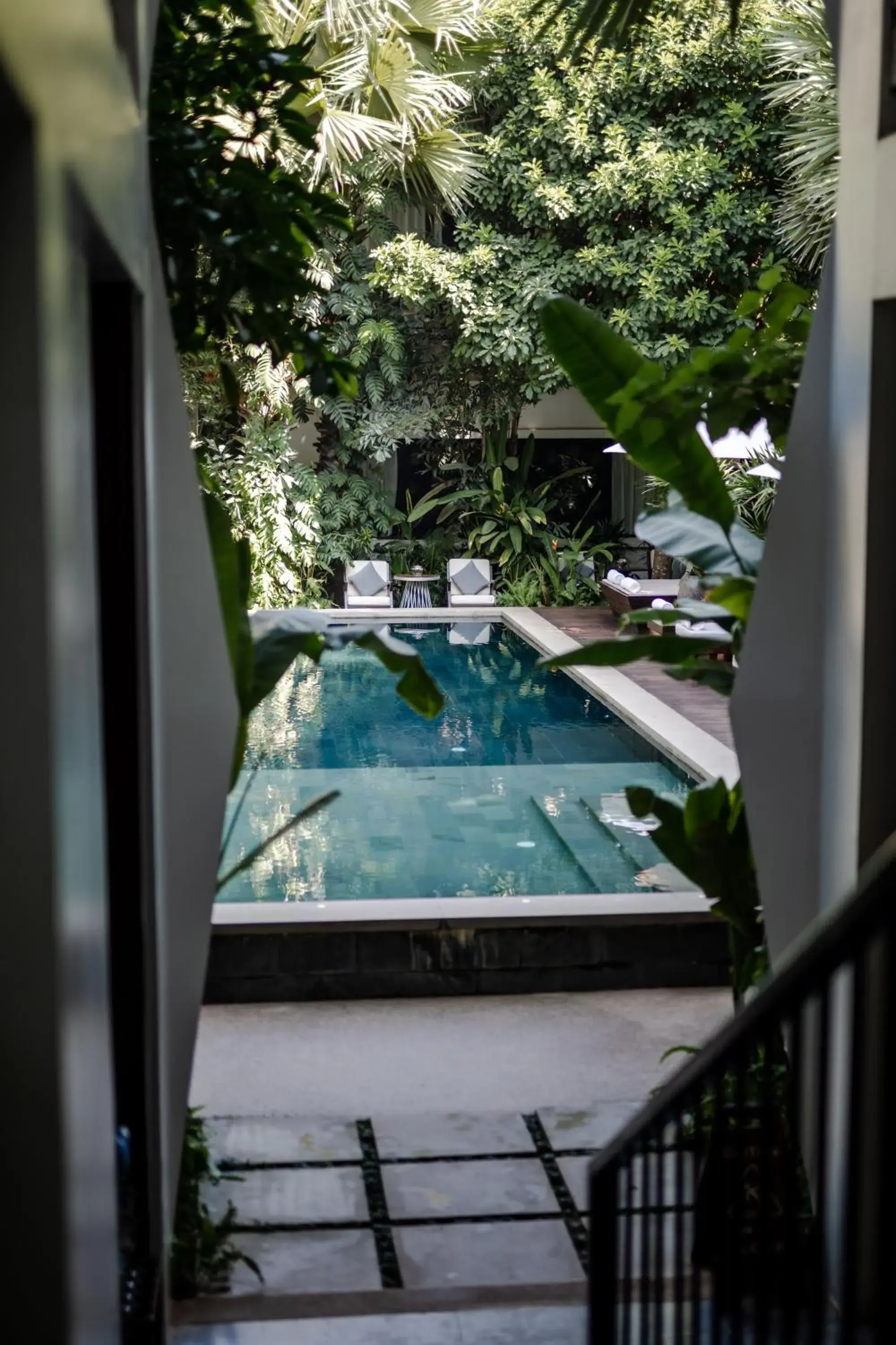 Balcony/Terrace, Pool View in Jaya House River Park