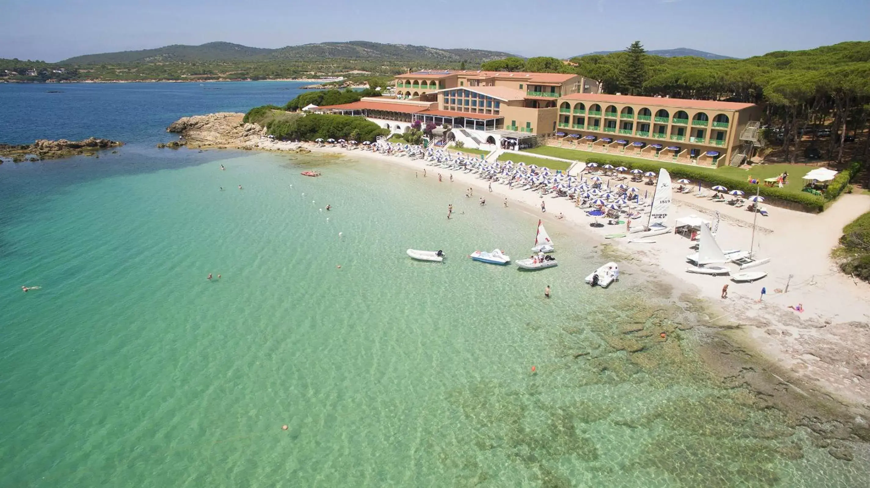 Bird's eye view, Bird's-eye View in Hotel Dei Pini