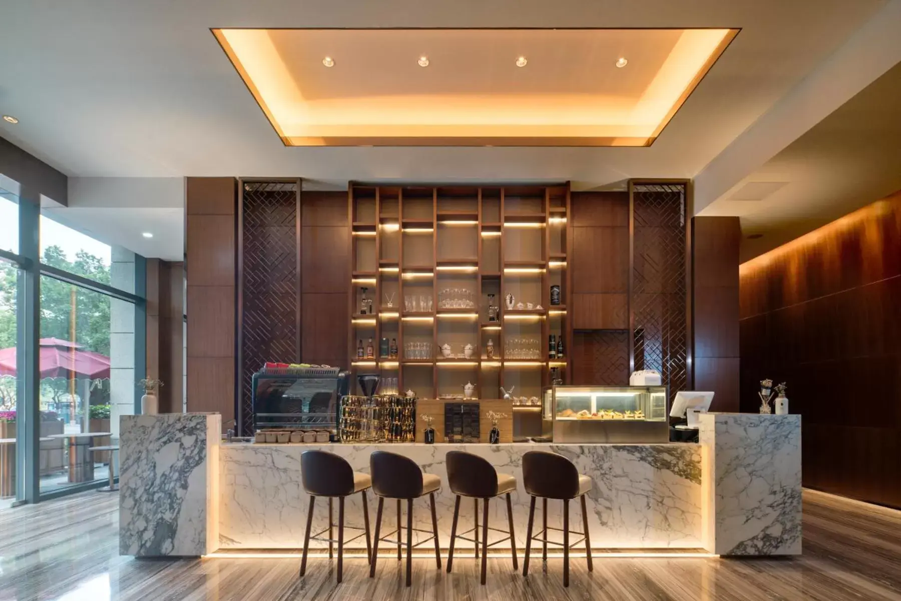 Lobby or reception in Fraser Suites Shenzhen Lobby or reception in Fraser Suites Shenzhen