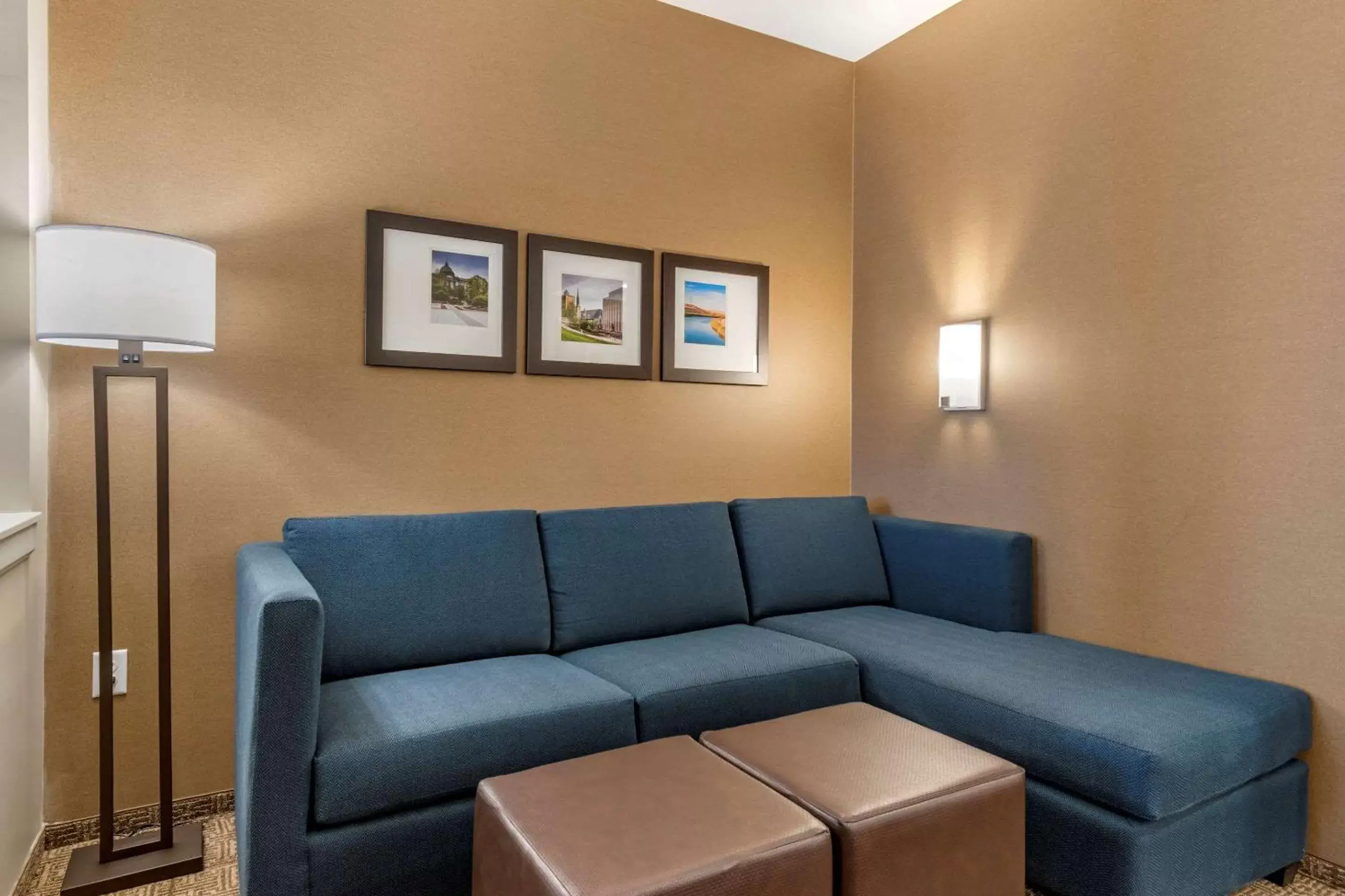 Photo of the whole room, Seating Area in Comfort Suites Camp Hill-Harrisburg West