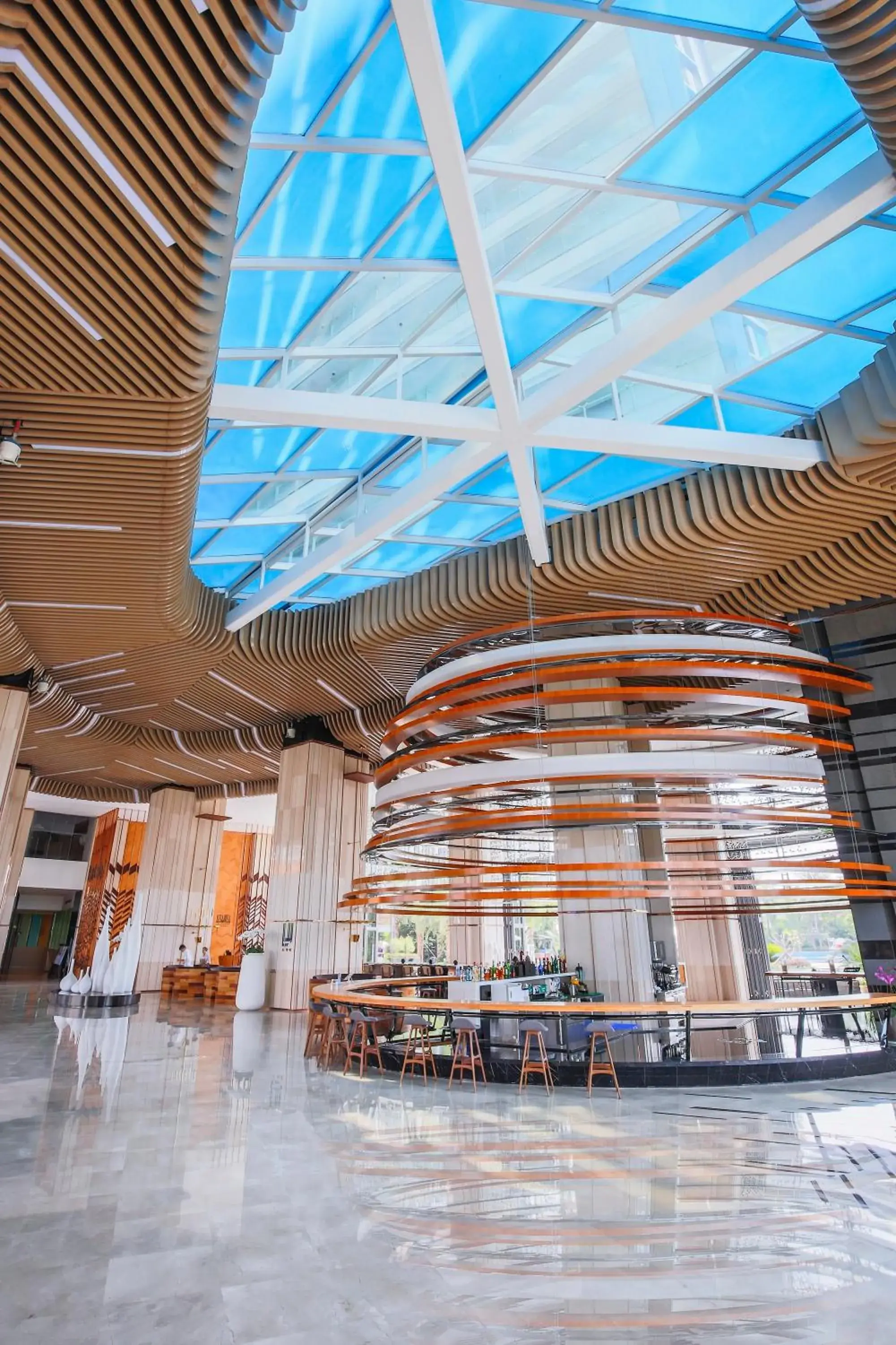 Lobby or reception in Wyndham Sanya Bay