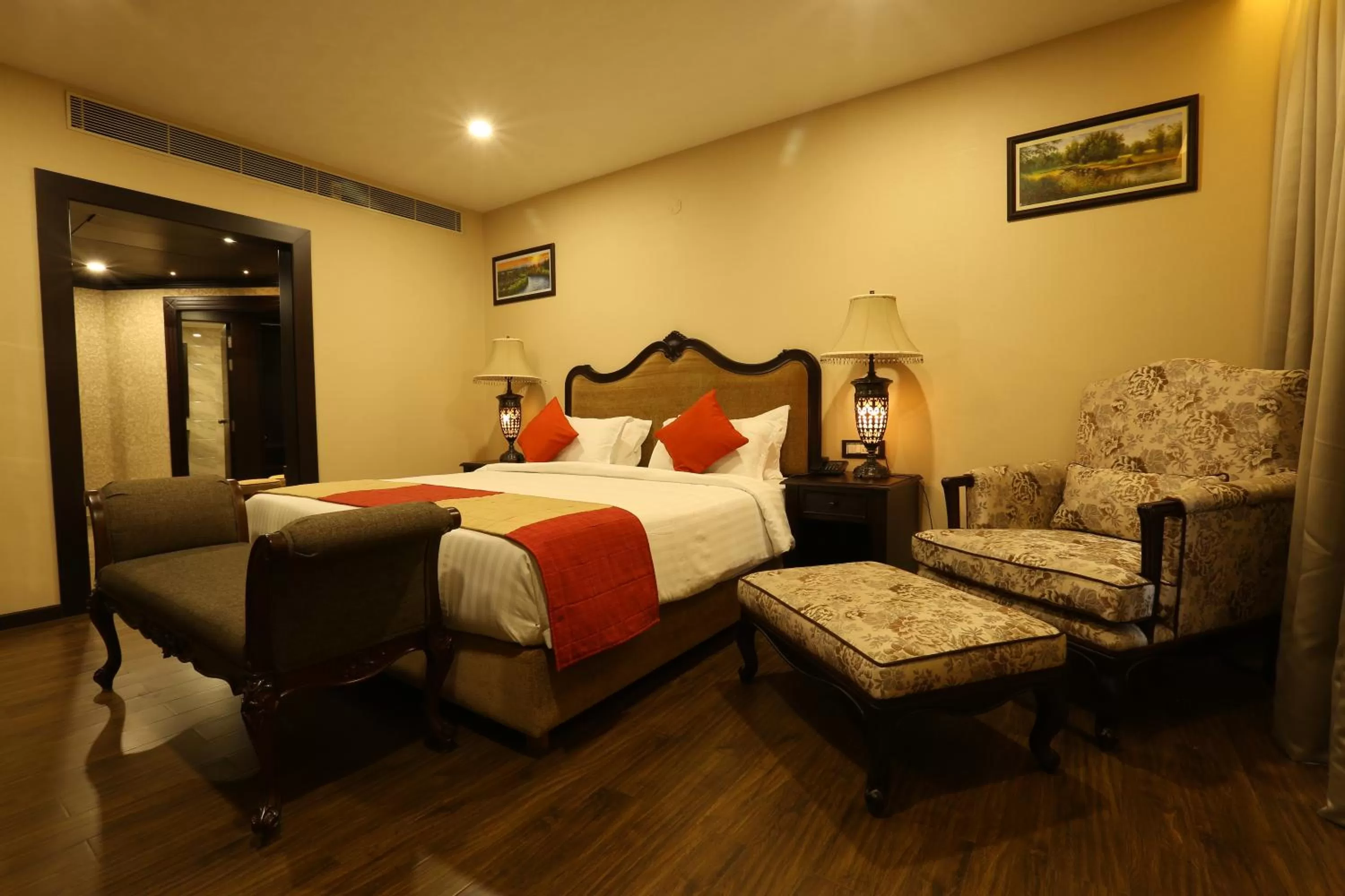 Bedroom, Bed in Hotel Atithi