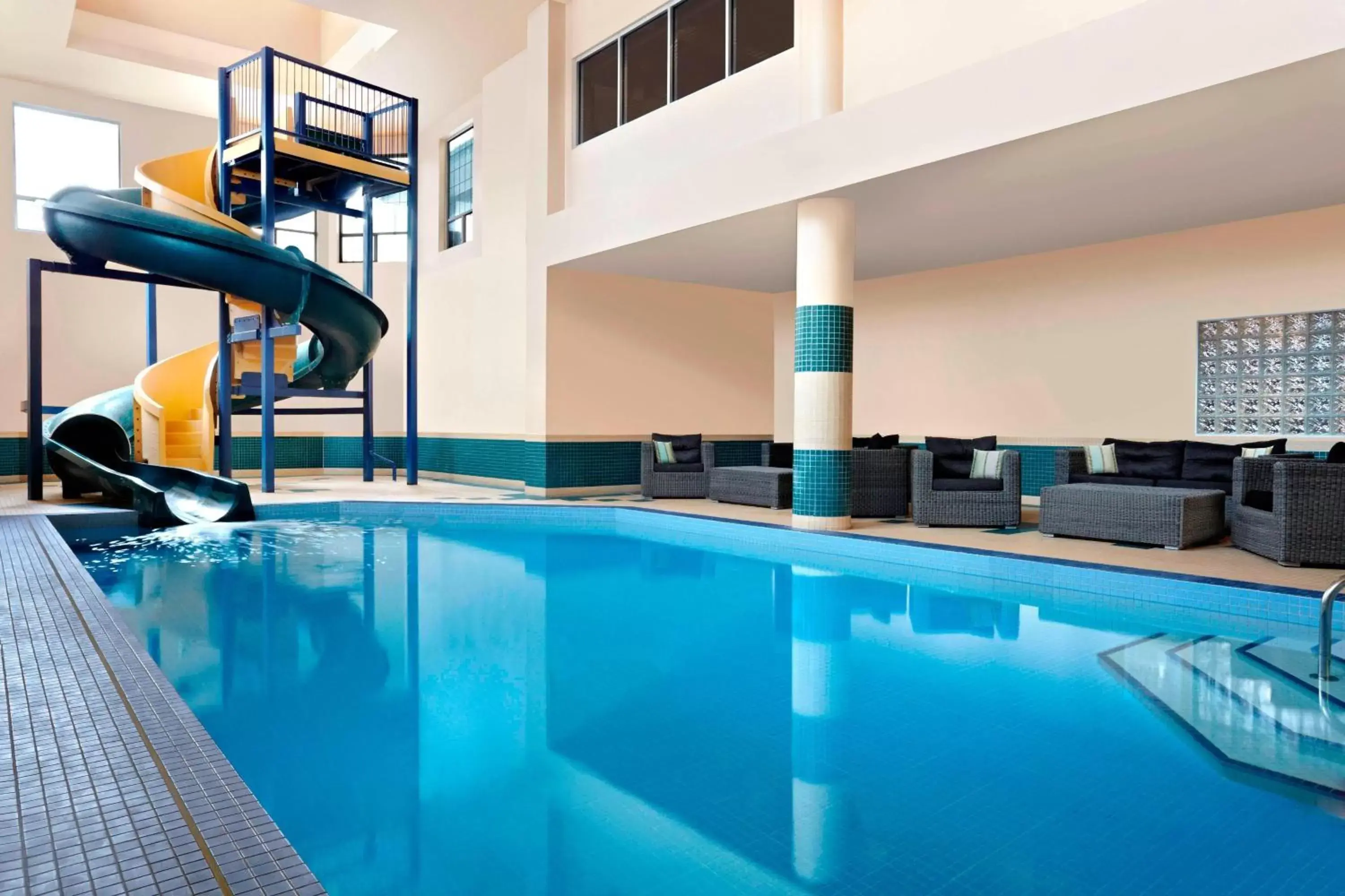 Swimming Pool in Four Points by Sheraton Hotel & Suites Calgary West