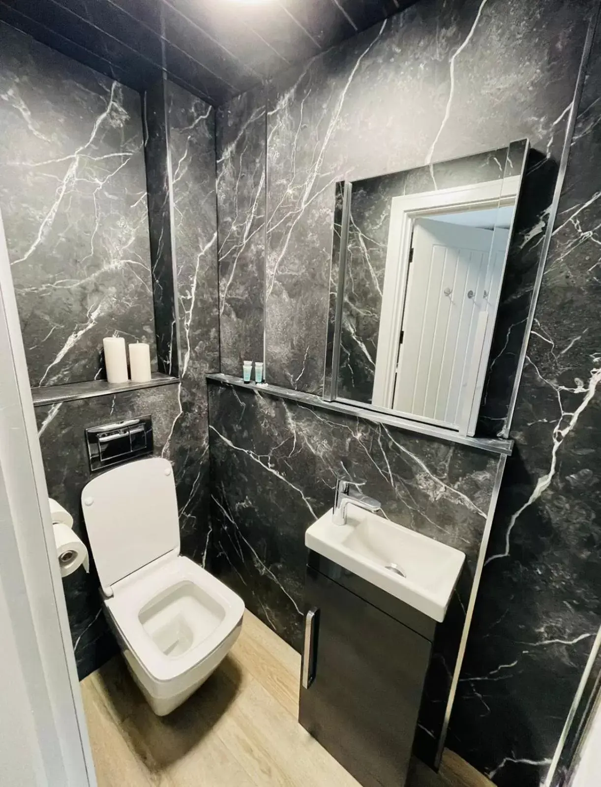 Bathroom in Sky City Apartments