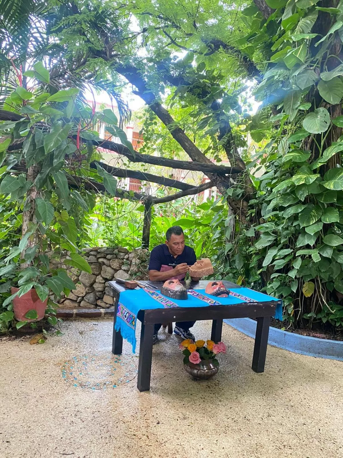 Garden view in Hotel La Ceiba