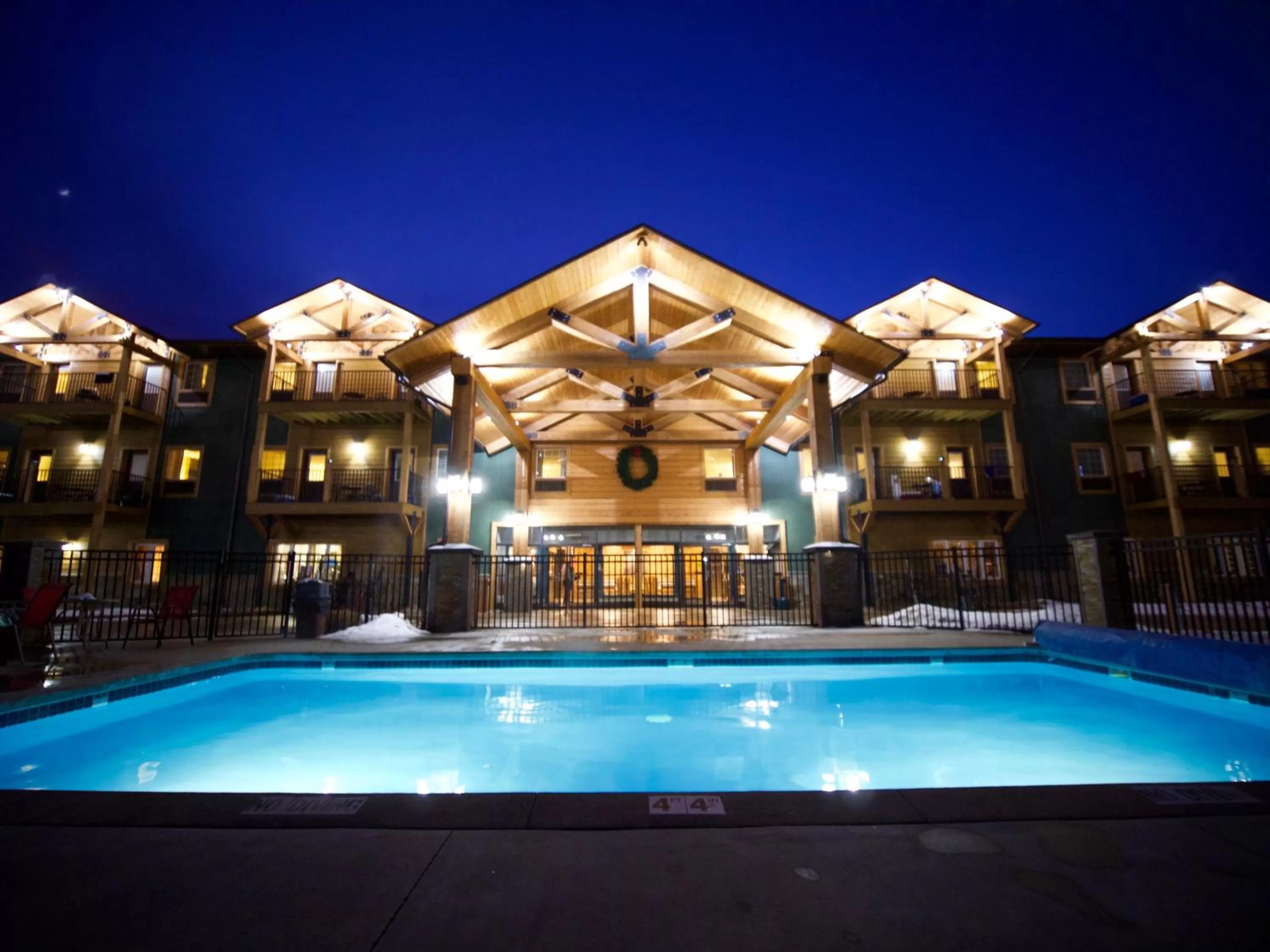 Balcony/Terrace, Swimming Pool in Caberfae Peaks Ski & Golf Resort