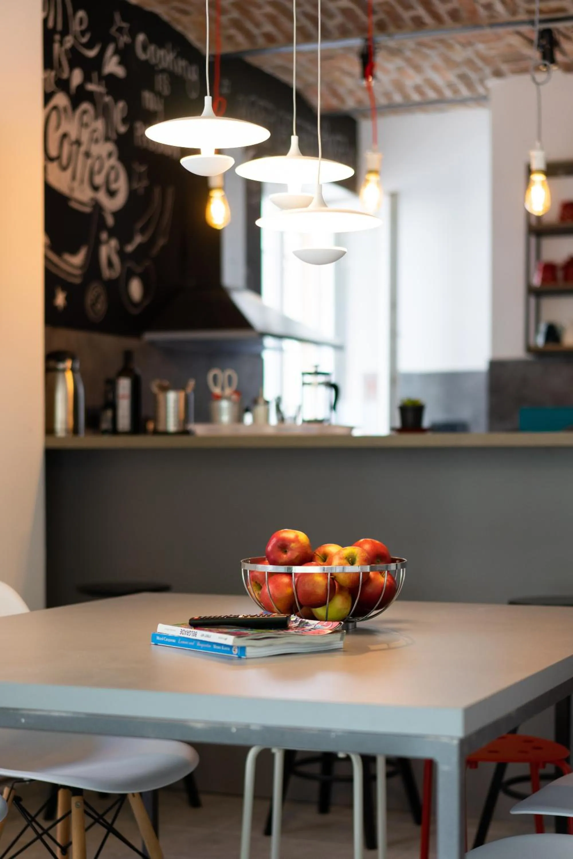 Communal lounge/ TV room in Good People Design Hostel