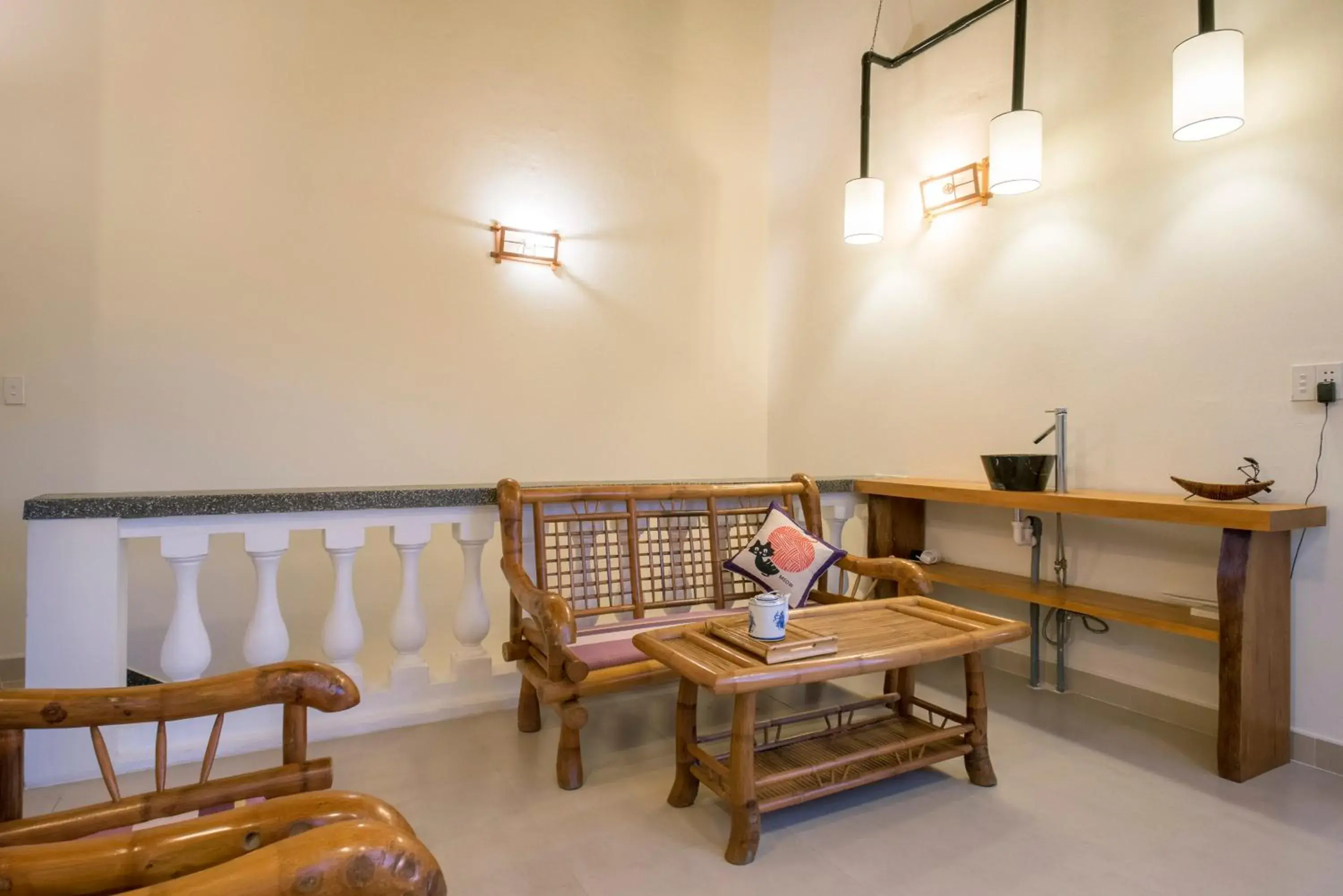 Balcony/Terrace, Seating Area in HA Devan Hoian Pool Villa