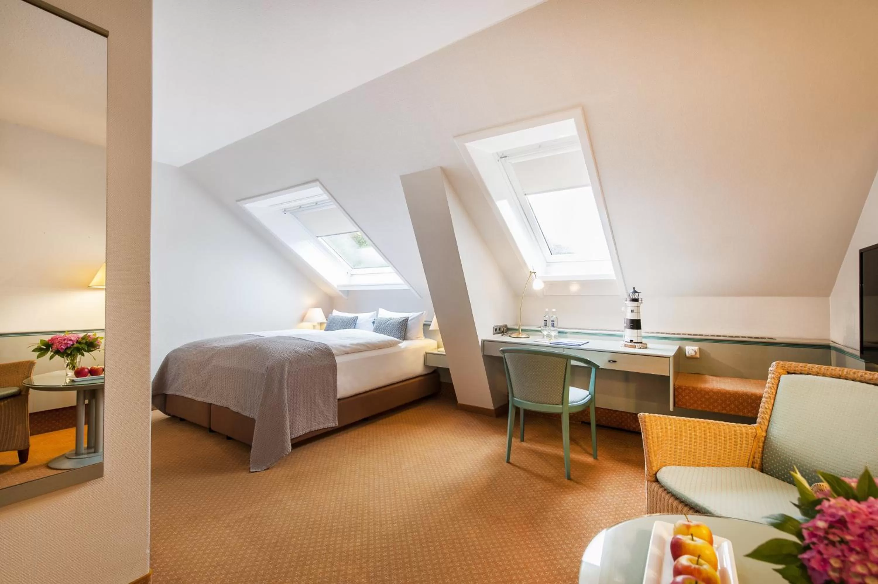 Photo of the whole room, Bed in Hotel Birke - Appartments Waldesruh