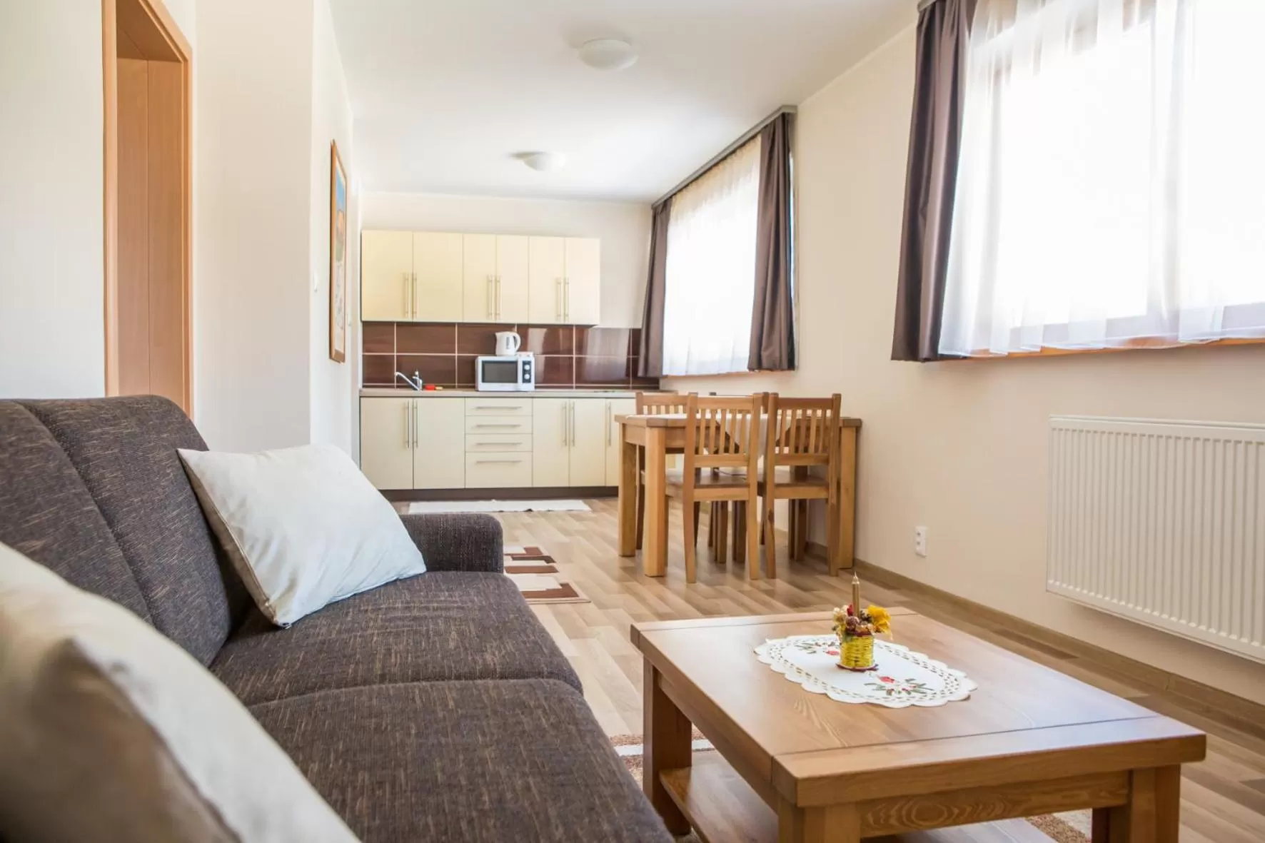 Kitchen or kitchenette in Apartmany Belianky