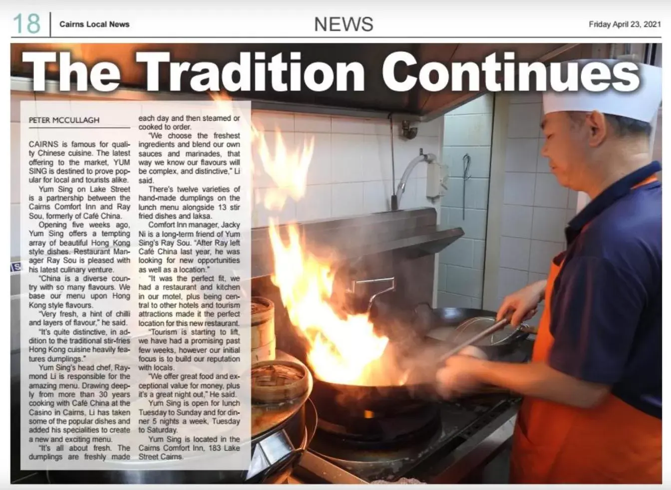 Restaurant/places to eat in Comfort Inn Cairns City Restaurant/places to eat in Comfort Inn Cairns City